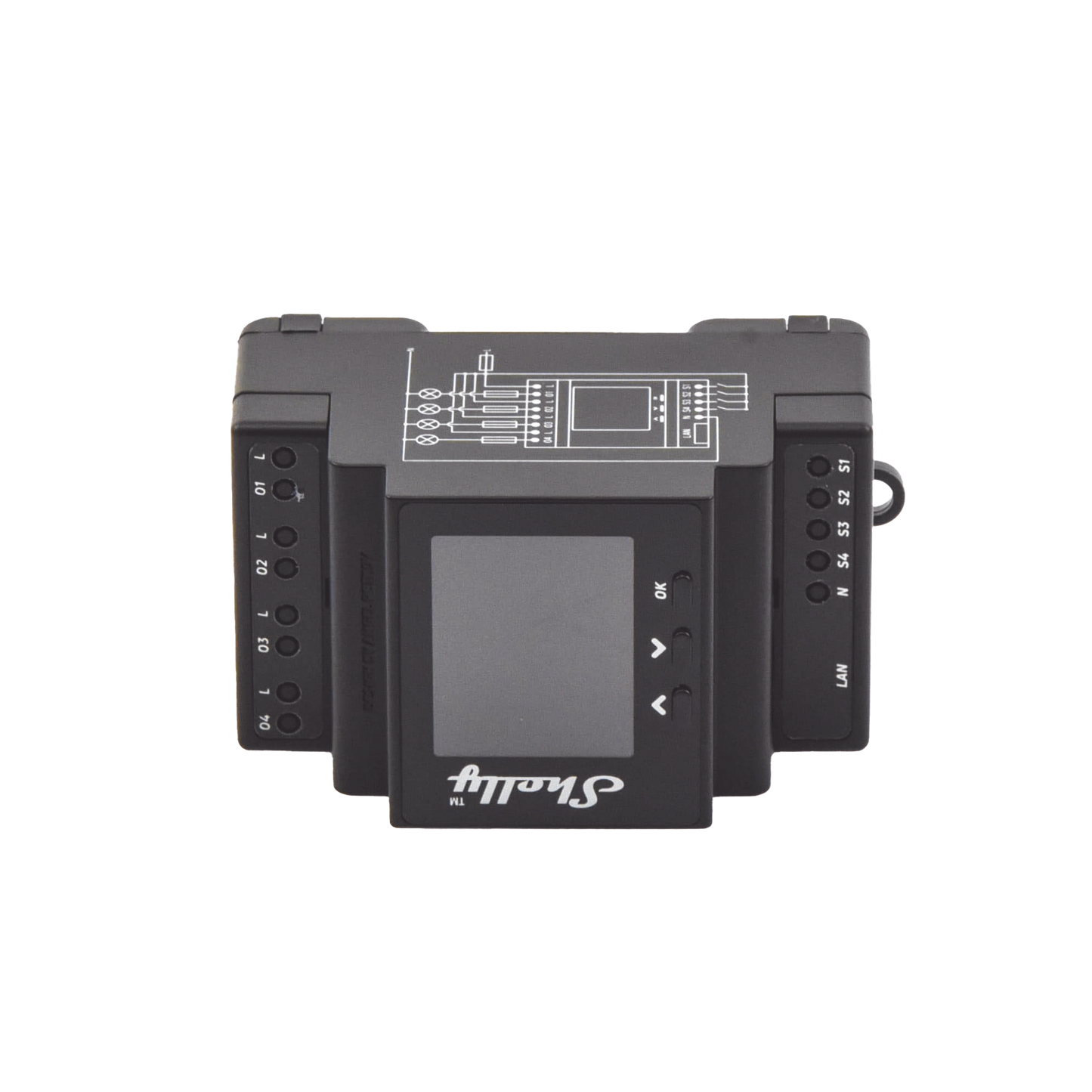 SHELLYPRO4PM - Relevador 40A inalámbrico WIFI y Ethernet / 4 canales inteligentes / 10A por canal, 110-230 V /montaje riel DIN