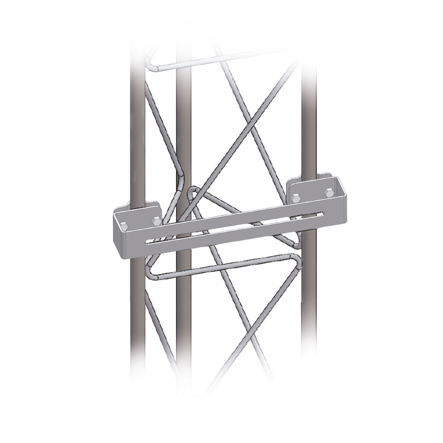SHU-PTZ-30 - Herraje Multipropósito para Torre STZ30G. Ideal para Instalación de PTZ o Bullet en Torre.