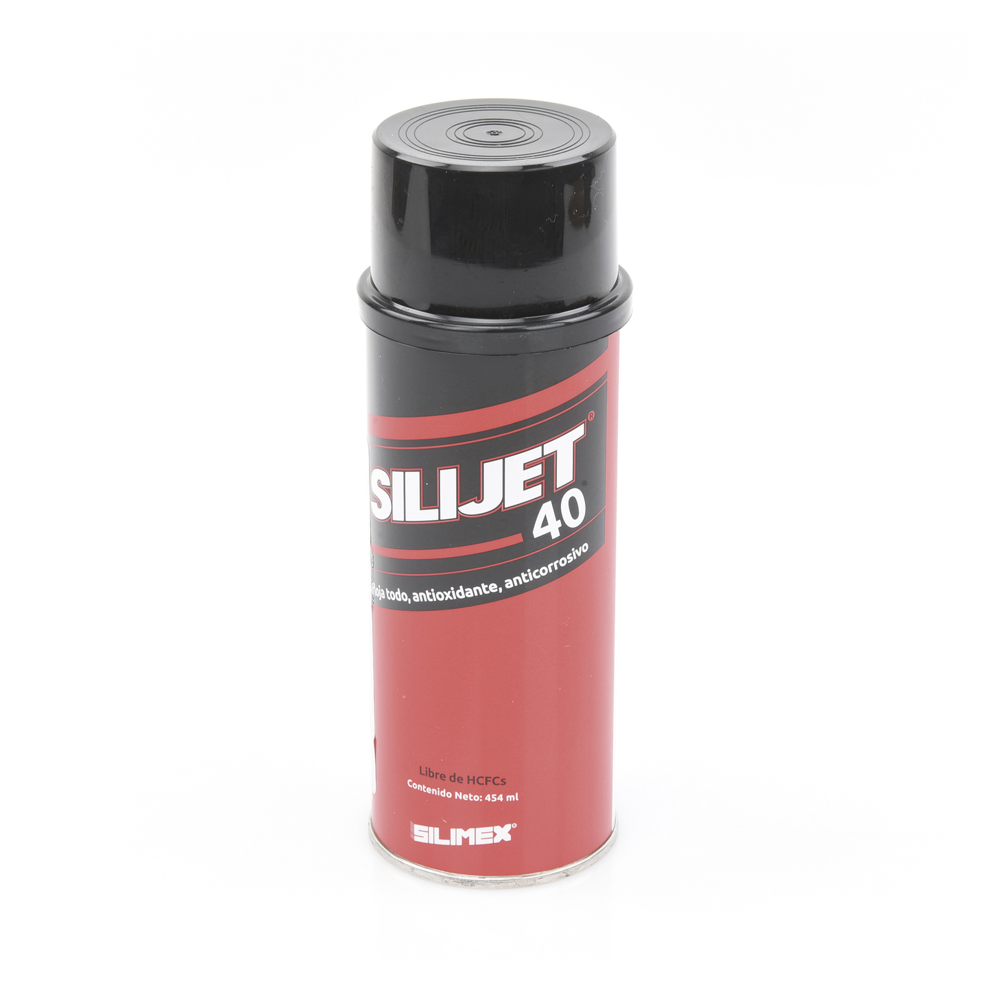 SILIJET-40 Antioxidante en aerosol,  ofrece gran resistencia a los efectos del intemperismo en climas húmedos y salinos 454 ml.
