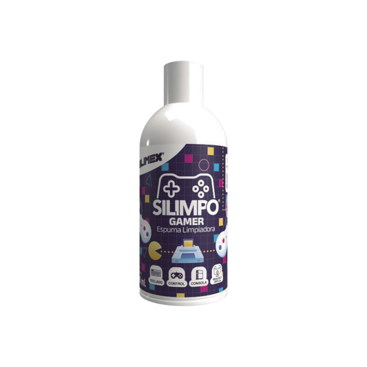 SILIMPO-GAMER Silimpo Gamer La Espuma de Limpieza con Protección UV, Efecto Anti-Estático y Aroma a Chicle para tus Dispositivos Gaming.