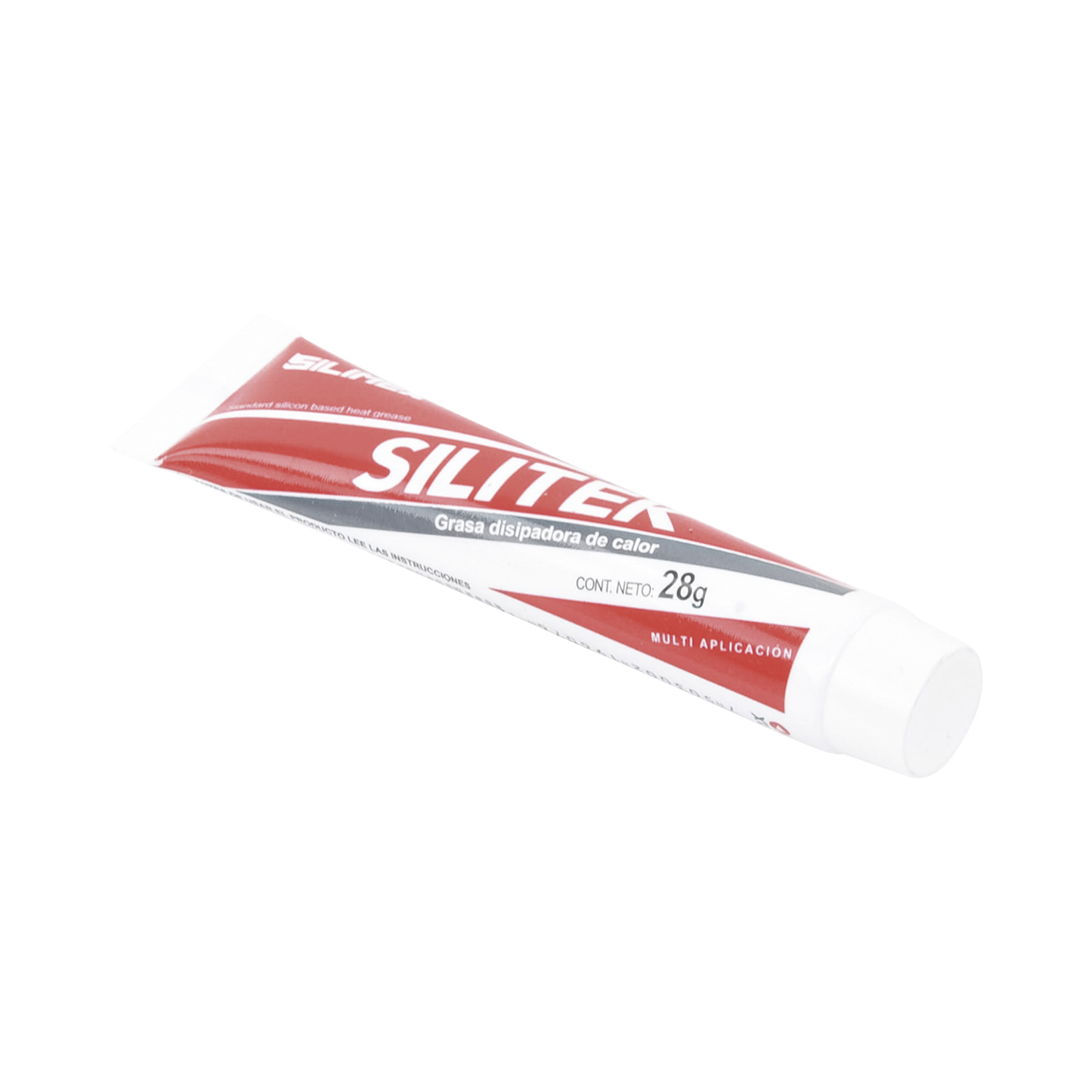 SILITEK - Pasta térmica aislante, previene corrosión por humedad en instalaciones al exterior, soporta de -20 hasta 220ºC, tubo 28 grs