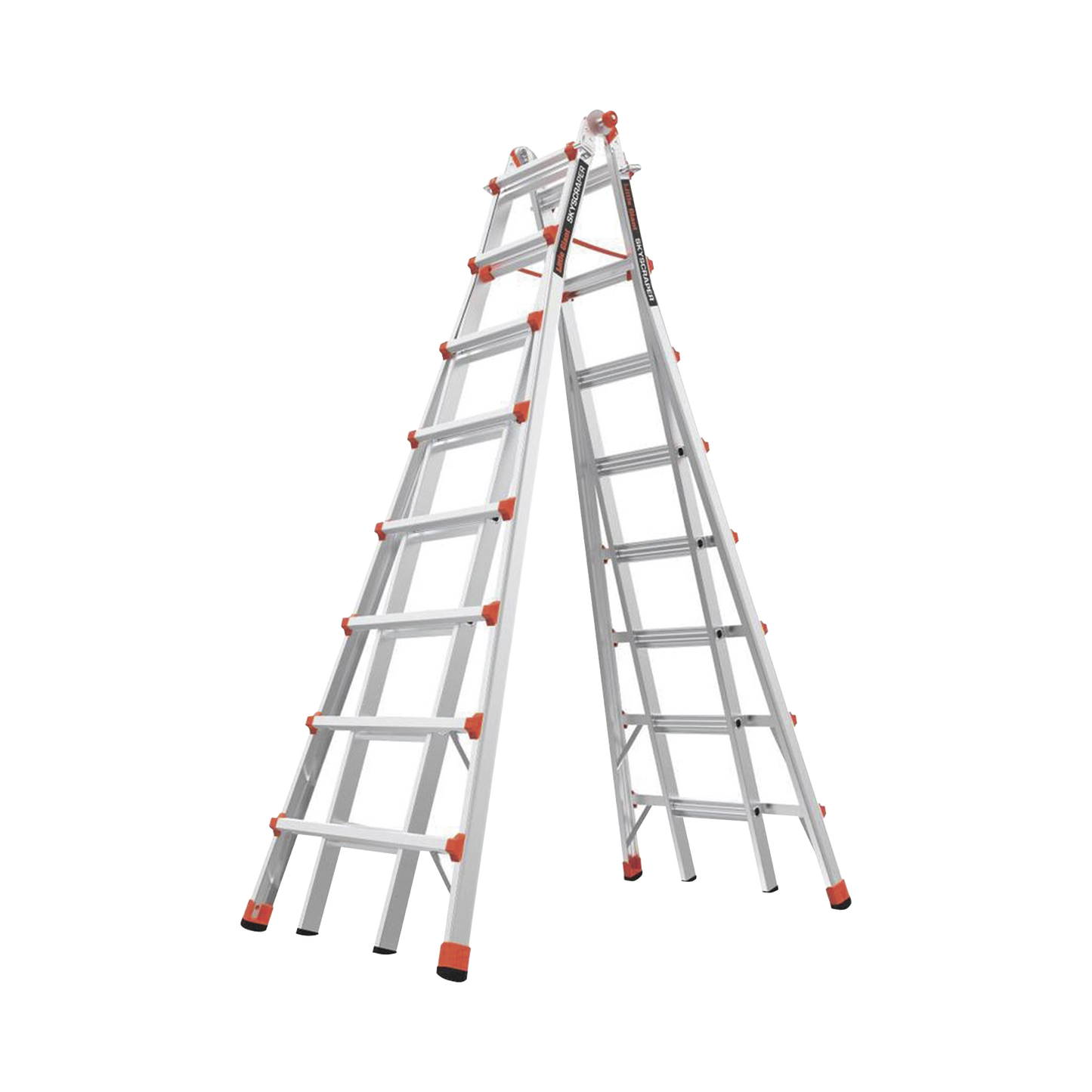 SKYCRAPER-15C - Escalera telescópica en "A" de 4.5 metros de aluminio.