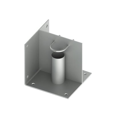 SLM-BA-2G Base de piso o esquina para mástil de 2