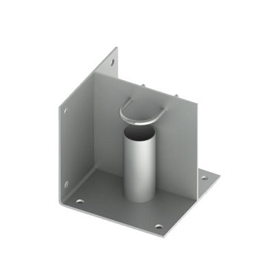 SLM-BA-2G - Base de piso o esquina para mástil de 2"