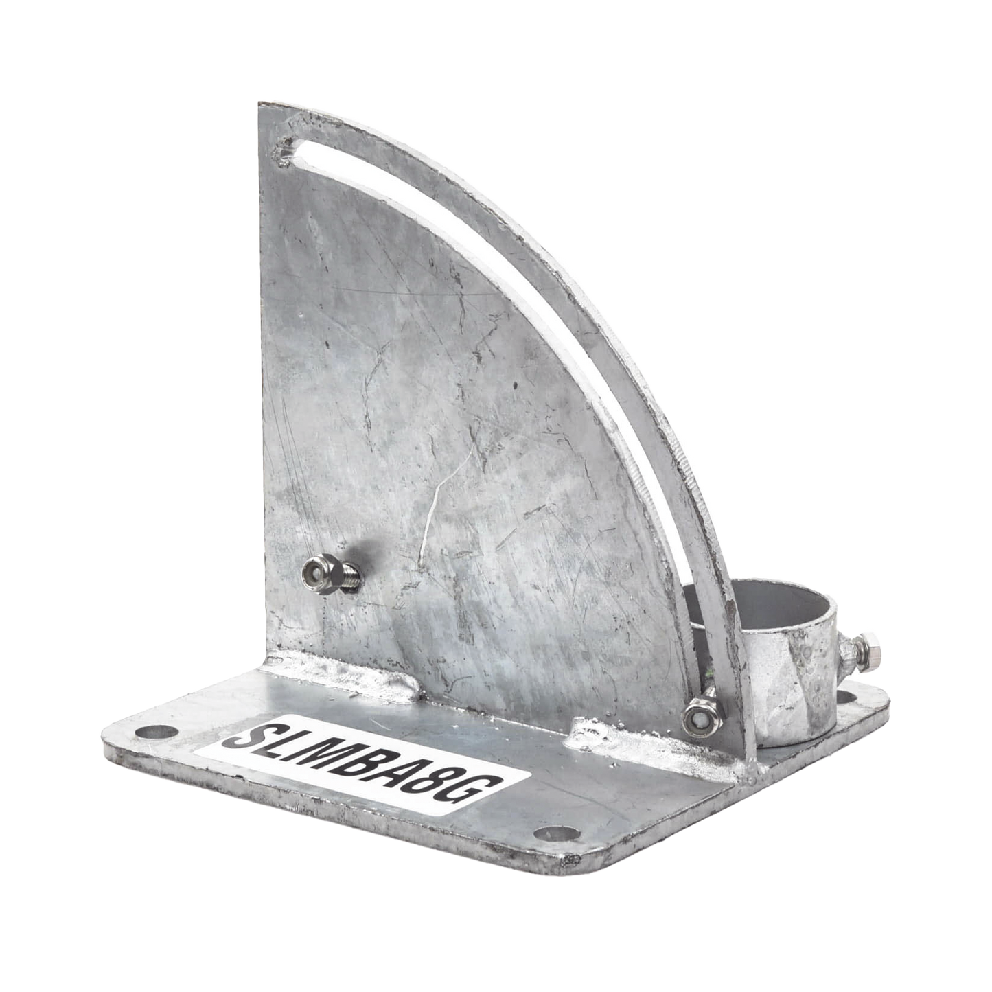 SLM-BA-8G - Base para Mástil con Ajuste de Ángulo. Diámetros de Mastil: 1" a 2"