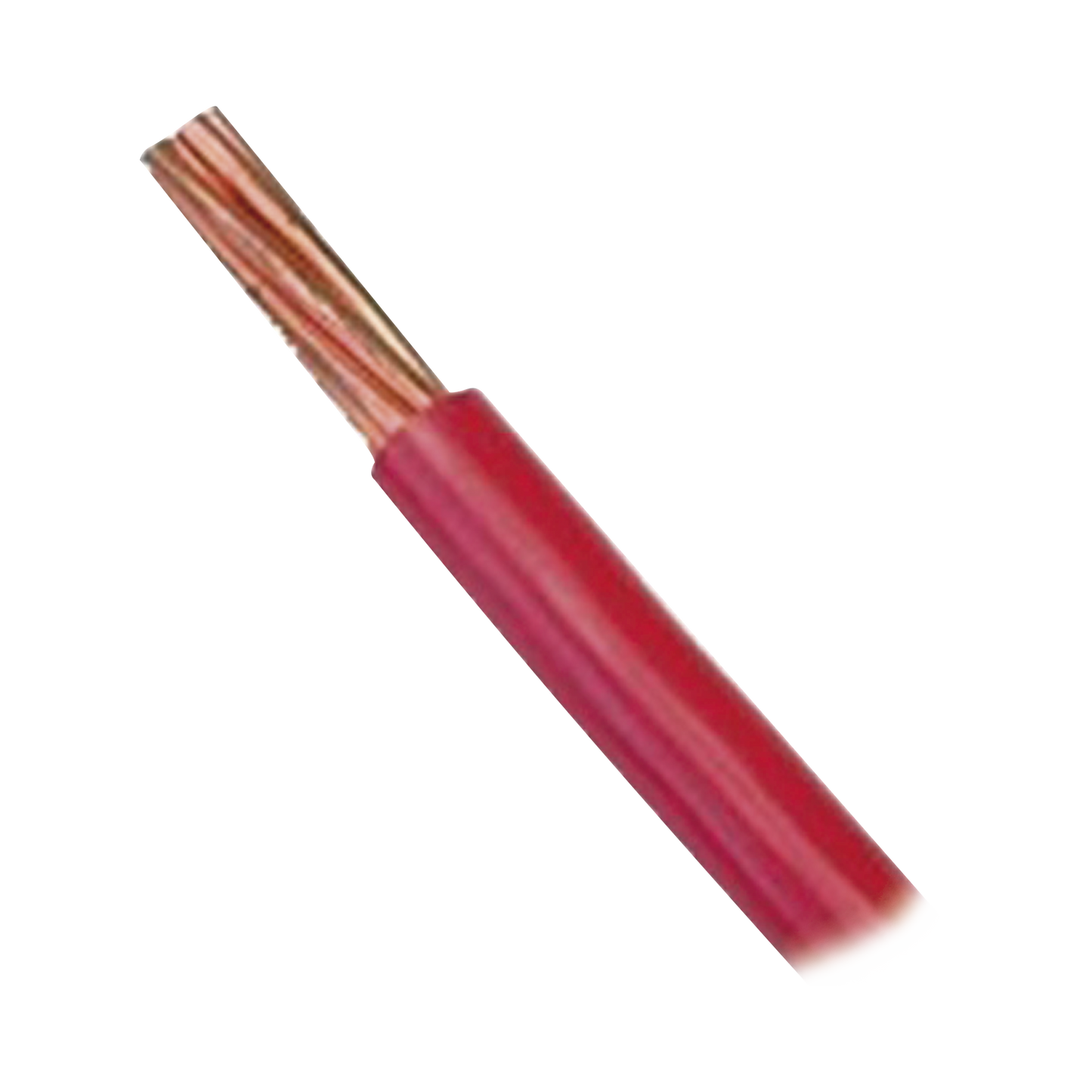 Cable Eléctrico 16 awg color rojo, Conductor de cobre suave cableado. Aislamiento de PVC, auto-extinguible.BOBINA de 100 MTS