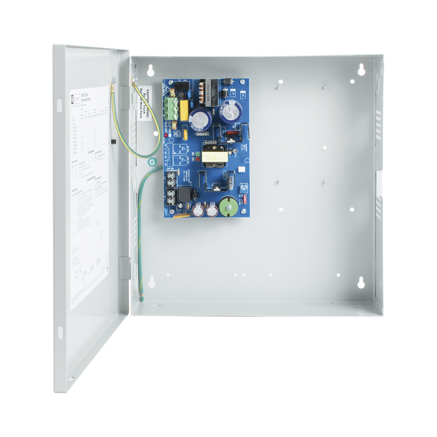 SMP7CTX 12 o 24 Vcc @ 6 Amp. / fuente de alimentación / 1 salida / capacidad de baterías de respaldo / requieren baterías