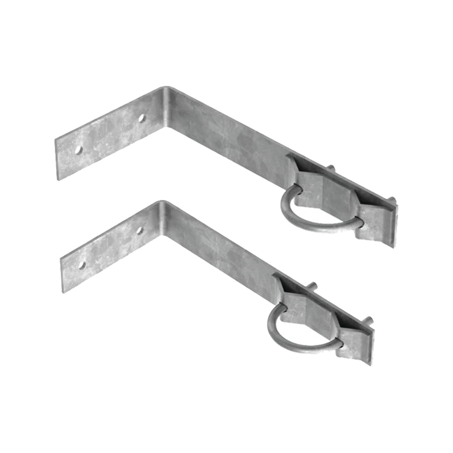 SMR-PH - Juego de 2 Herrajes de Pared para Sujeción de Mástil (1-1/4" a 2")