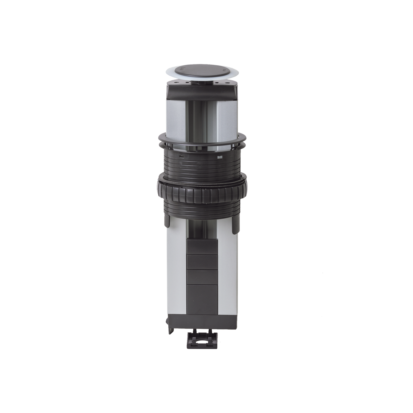 SM-TORR5M-AUT - Teleblock Simon K45 para Voz, Datos, Multimedia o Contactos El�ctricos / Capacidad para 5 M�dulos K45 / Apertura Autom�tica con Tapa Abatible / Instalaci�n en Mobiliario de Oficina o Comercial / (KTLE205CY)
