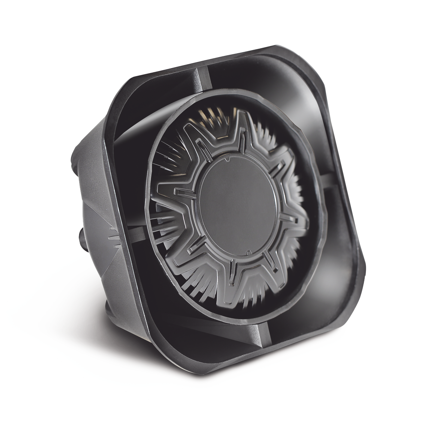 SP100 - Bocina Compacta de Uso Rudo, 100 Watts de Potencia, Ideal Para Vehículos de Encubierto, Montaje Universal, 11 Ohms de Impedancia