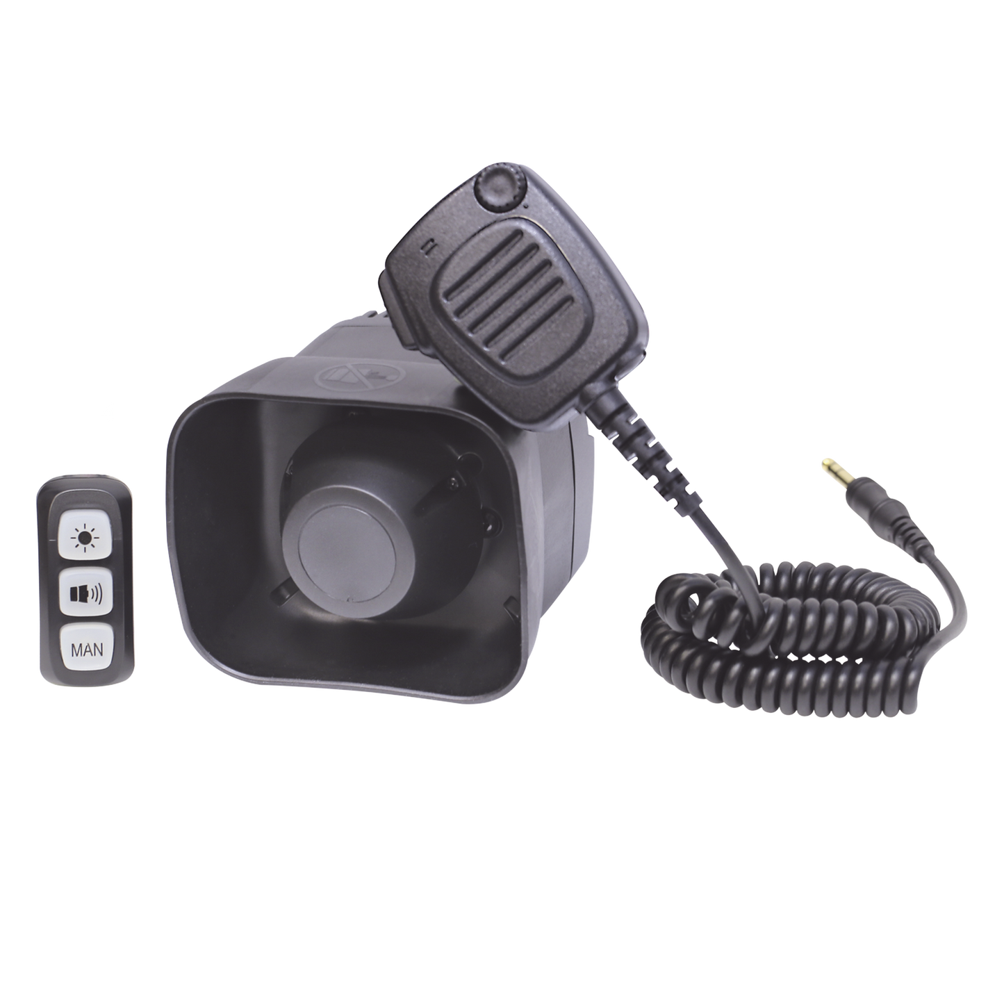 SP32 - Sirena/Bocina Compacta Para Motocicleta de 30 Watts, Incluye Controlador y Microfono