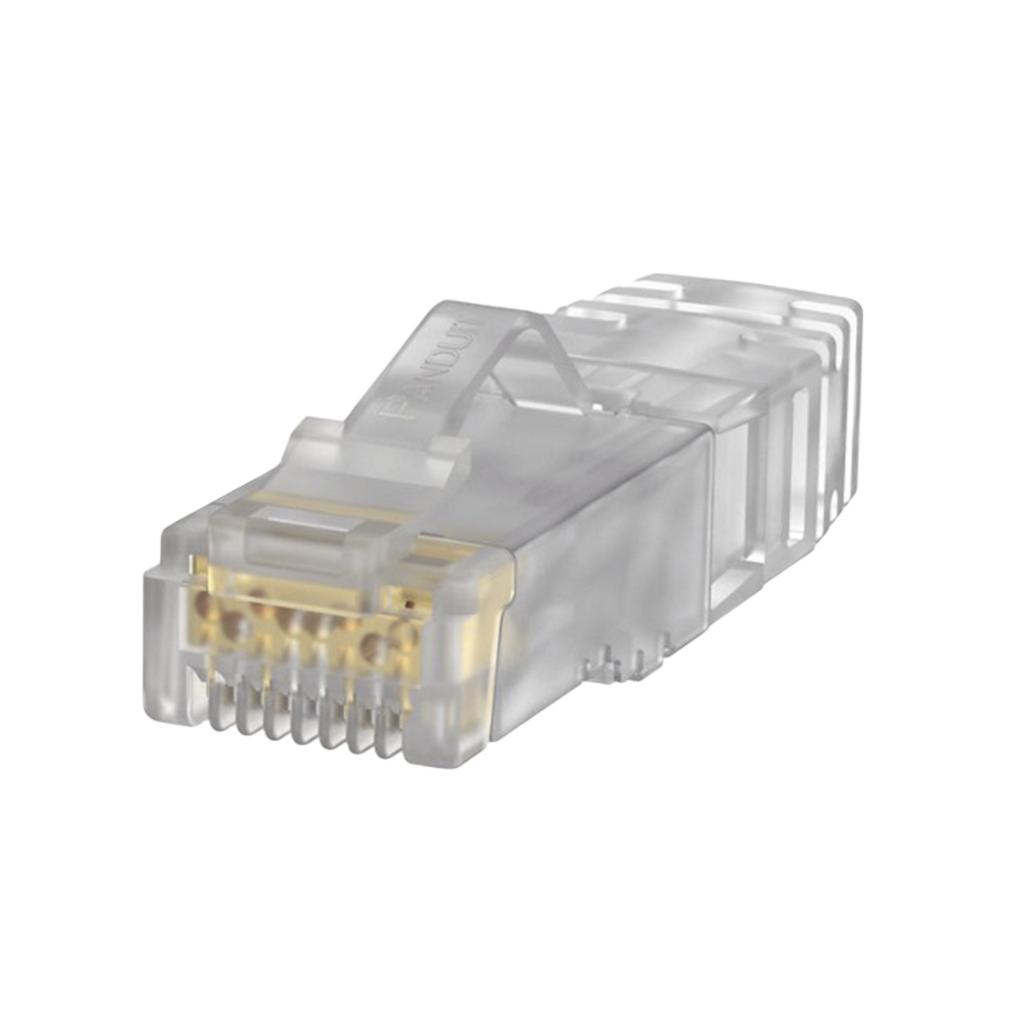 SP6X88-C Plug RJ45 Cat6A, Para Cable UTP de Calibre 23-24 AWG, Chapado en Oro de 50 micras, Paquete de 100 piezas