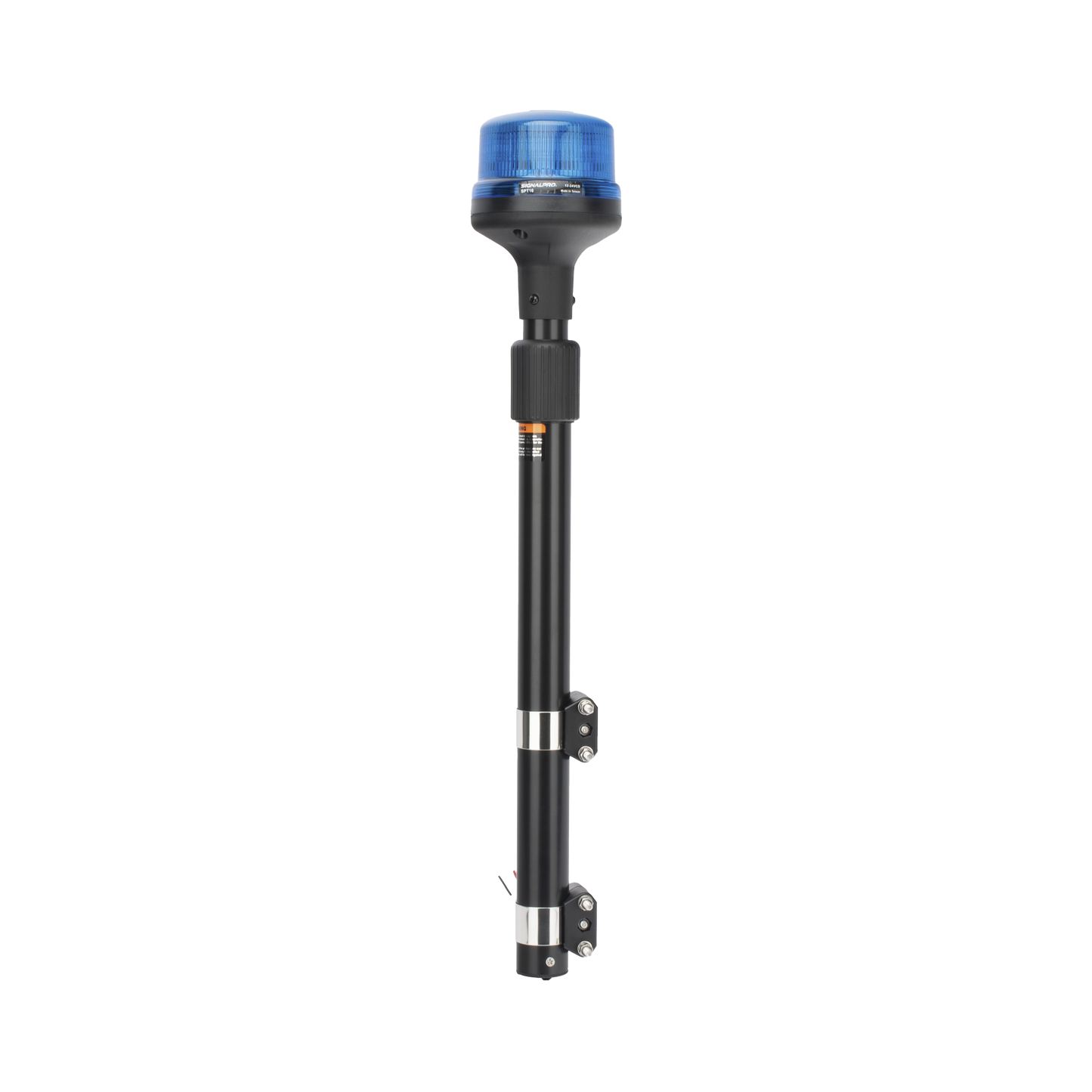 SPT16B - Luz Telescópica para Motocicletas, 8 LED, Azul, SAE Clase I