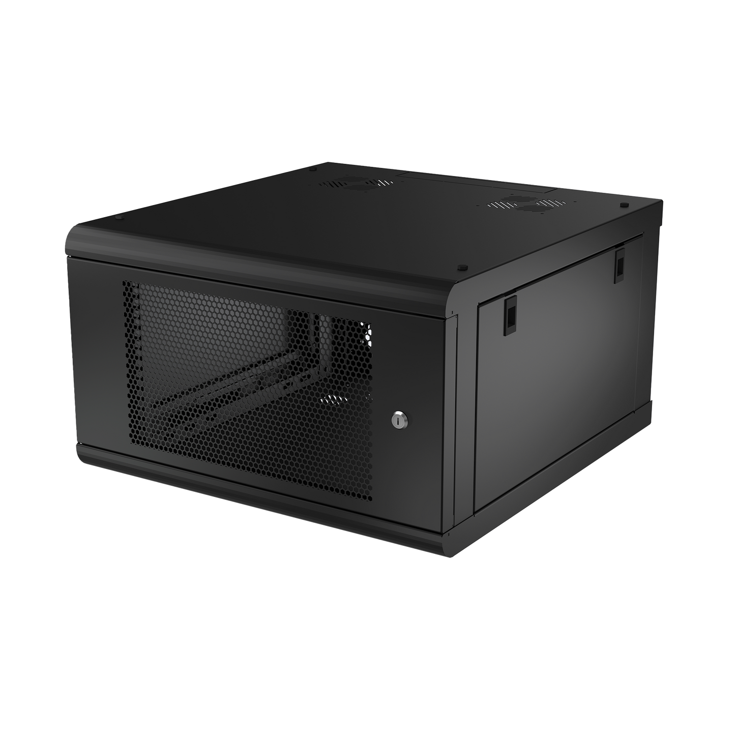 SR-1906-GN2P - Gabinete de Pared con Puerta Perforada, 635mm de Profundidad, 6U Rack de 19 in, Acero Reforzado