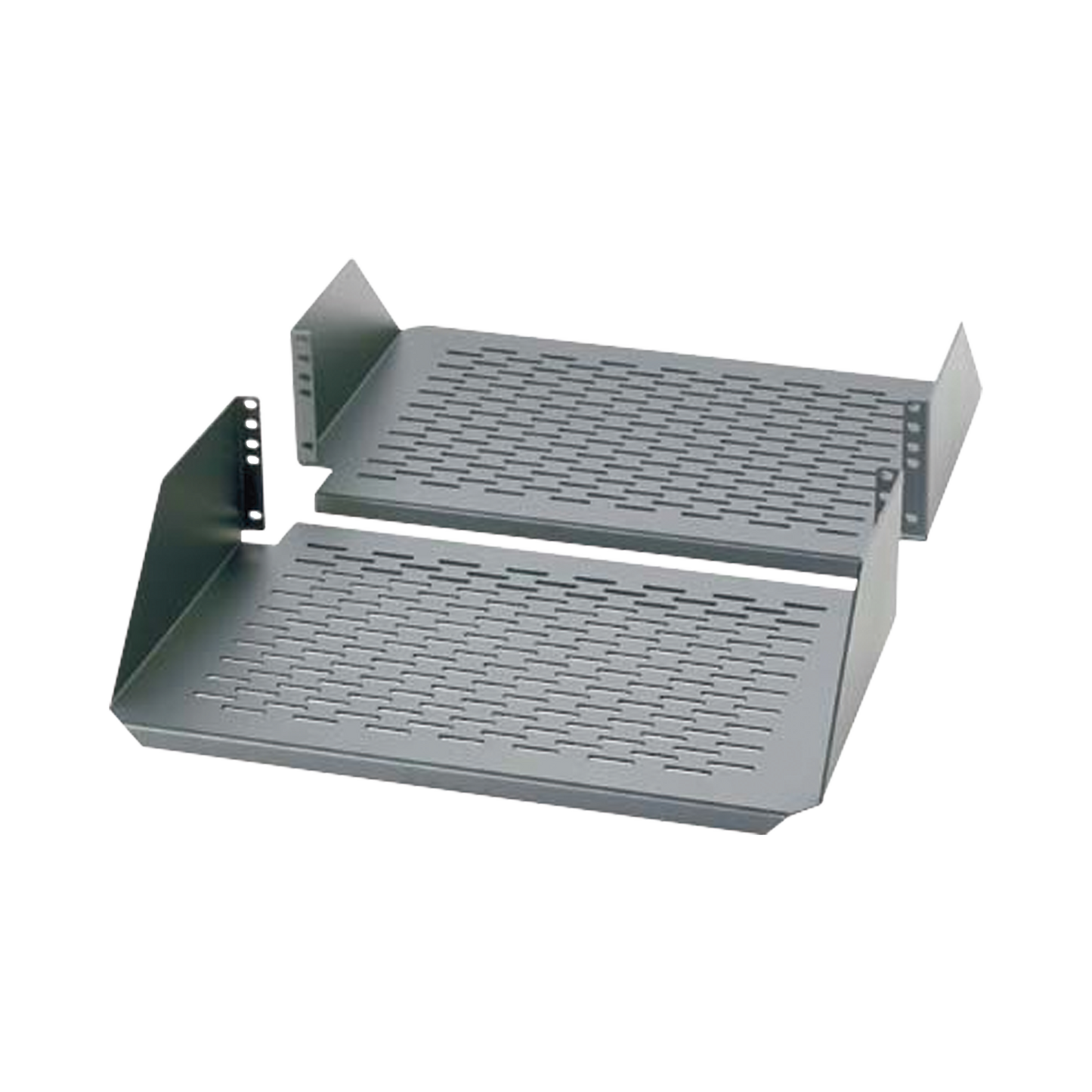 SRM19CMV3 Charola Para Soportar Equipos en Rack de 19in, Ventilada, Frontal y Posterior, Capacidad de 136 Kg, 3UR