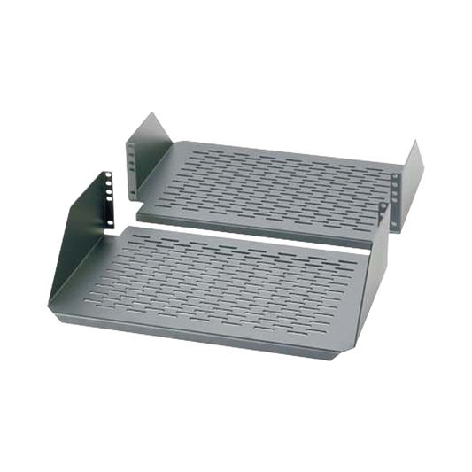 SRM19CMV3 Charola Para Soportar Equipos en Rack de 19in, Ventilada, Frontal y Posterior, Capacidad de 136 Kg, 3UR