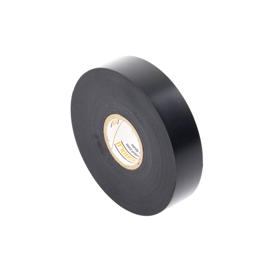 ST88-075-66BK Cinta Eléctrica STRONGHOLD para Aislar, de PVC, Trabajo Pesado Eléctrico Industrial (Soporta abrasión, UV, agua, aceite y corrosión), Grosor de 0.21 mm (8.5 mil), Ancho de 19 mm, y 20 m de Largo, Uso Interior/Exterior, Color Ne