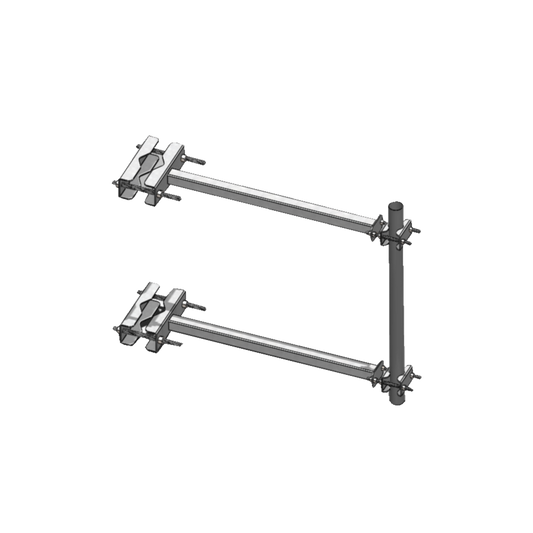 STAB-L1 Brazo Lateral  para Torre Autosoportada, Tubo de  2 Ced. 30 X 60 cm, Sep. 60 cm.