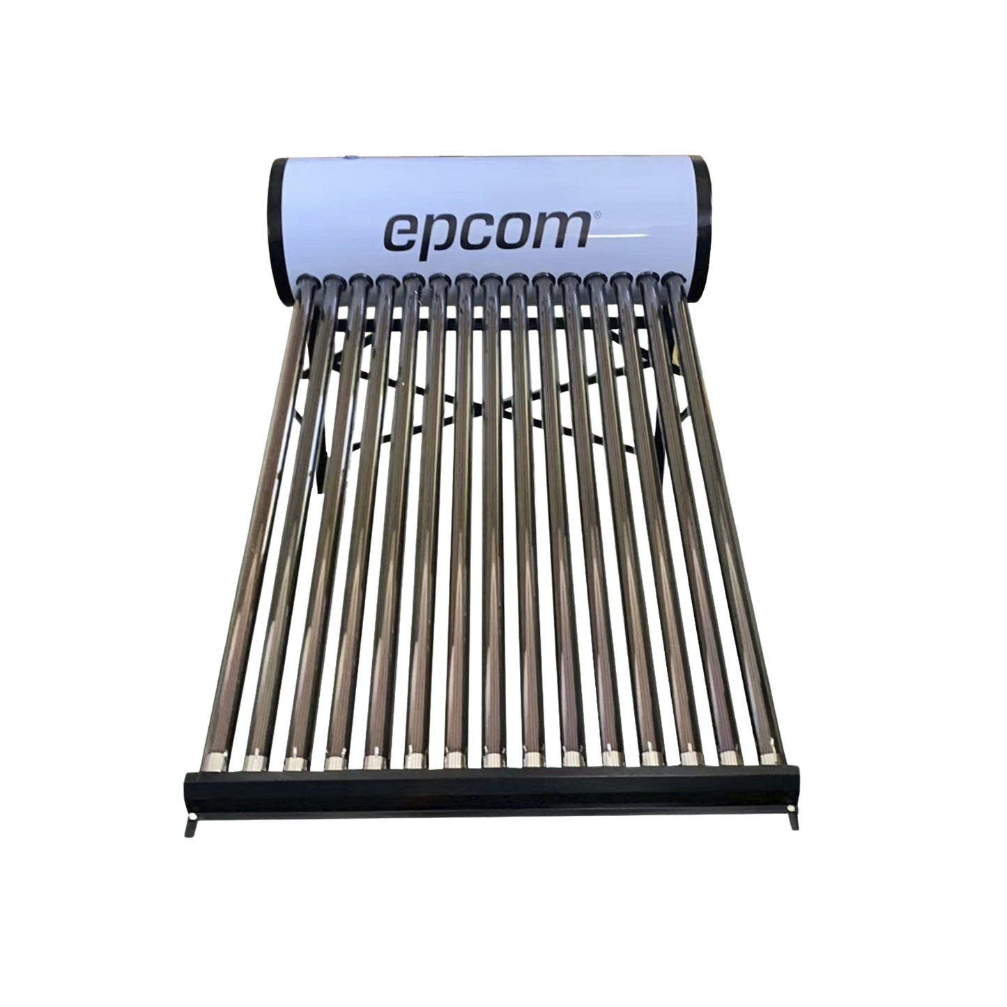 STELPWH150 - Bóiler Solar de 150L, Baja Presión con 15 Tubos de Vacío de Mayor Resistencia y Termotanque Inoxidable de Grado Alimenticio 150 L Resistentes a Granizo de Hasta 25 mm/ l, Incluye Anodo de Magnesio
