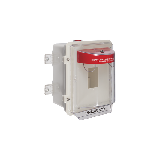 STI-1200A-ES Protector Universal para Estación Manual, Fabricado en Policarbonato Súper Fuerte Para Uso en Exterior