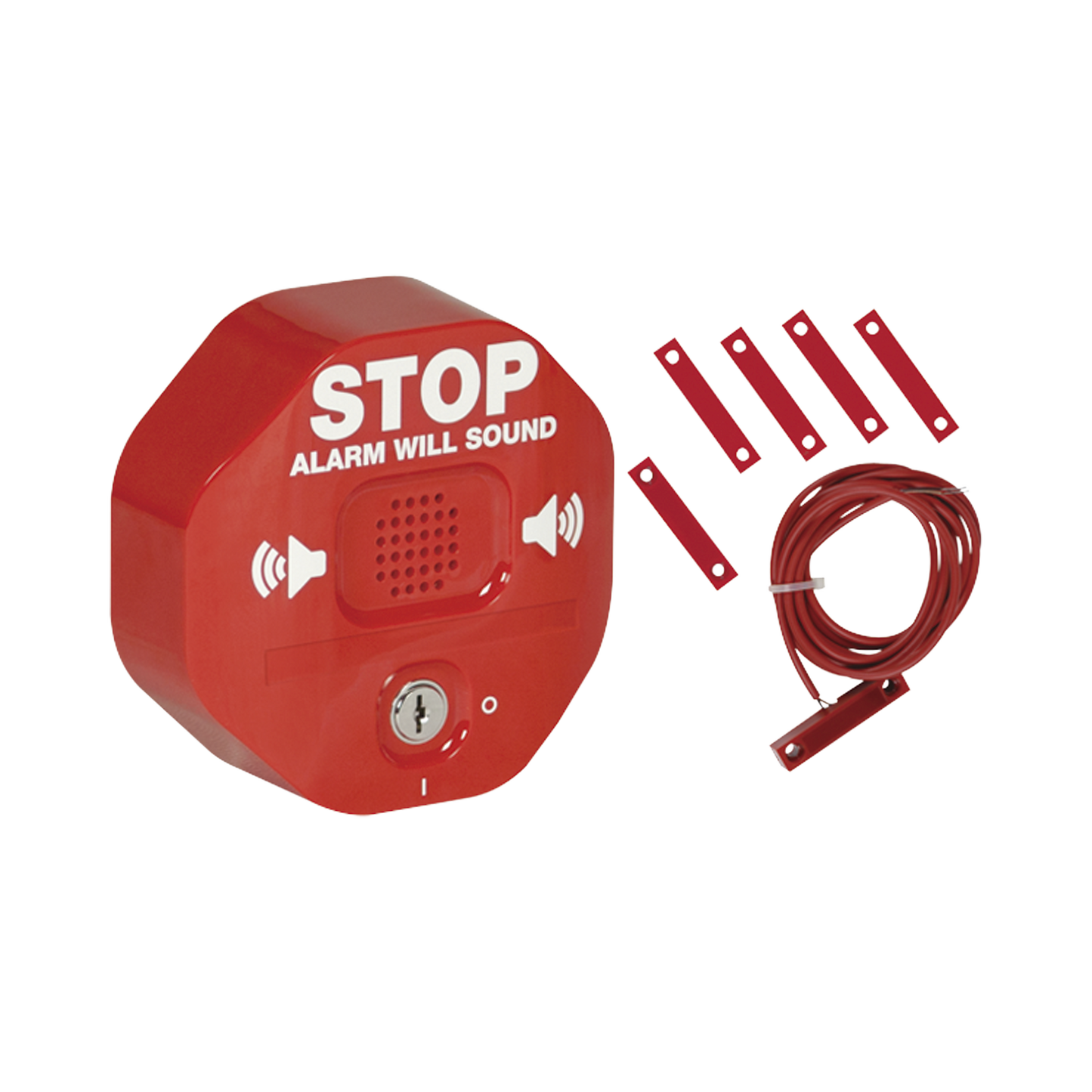 STI-6402 - Alarma Multifunción Exit Stopper® para proteger puertas dobles (incluye contactos magnéticos)