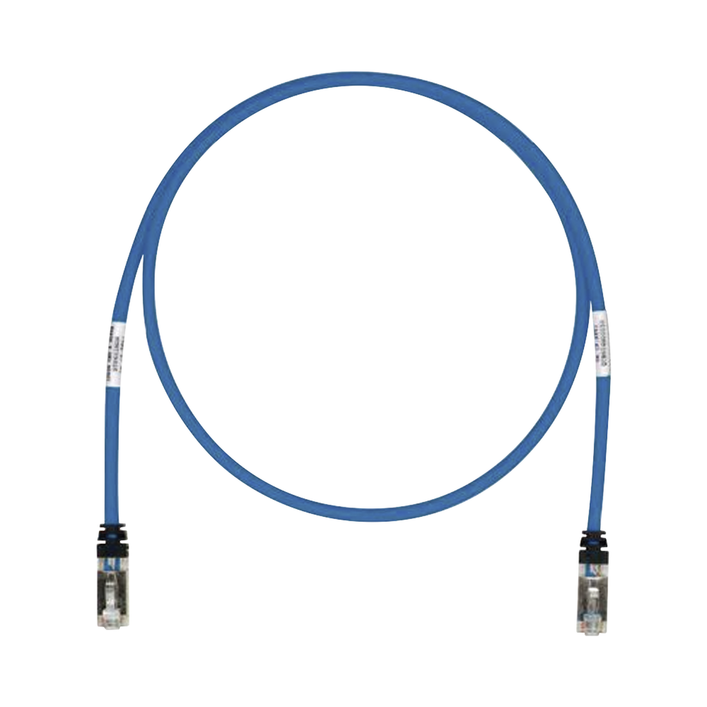 STP6X2BU - Patch Cord Cat6A, Blindado S/FTP, CM/LS0H, 0.61 Metros (2 Pies), Color Azul