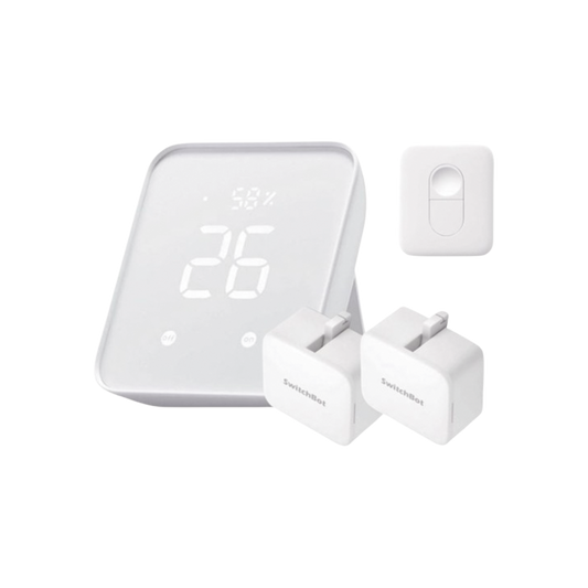 SWITCHBOTKHBR KIT Controlador HUB principal para dispositivos SwitchBot, Señal Wifi y BLUETOOTH, incluye 2 pulsadores y 1 control remoto