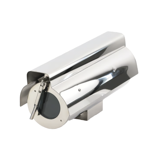 SYE800/K Gabinete para Cámaras Tipo Box (Profesional) / Cumple con Norma Anti-Explosión / Cumple con Norma IP68 / Fabricado en Acero Inoxidable / Limpiaparabrisas Integrado