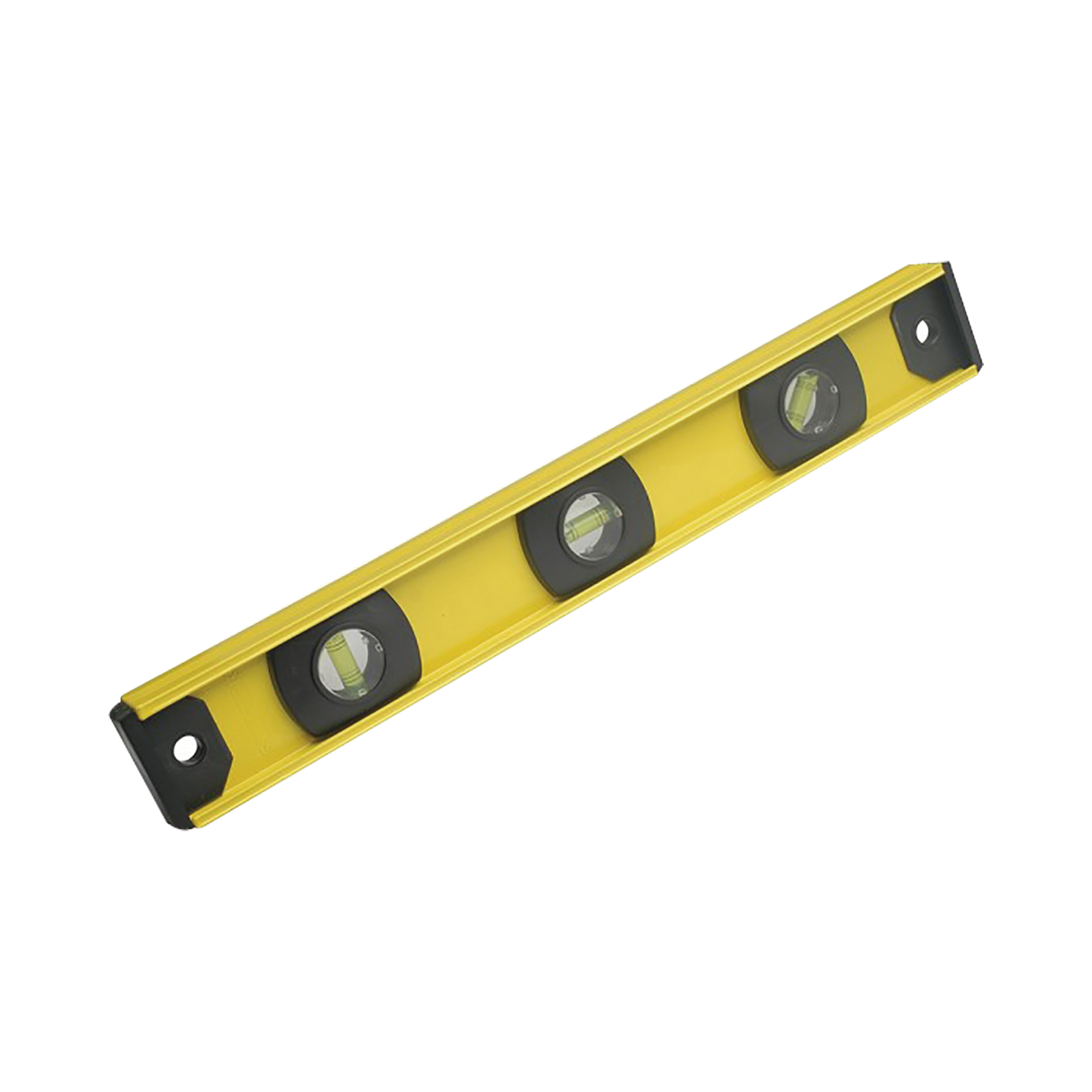 SYS-122102 Nivel de aluminio de 14, con gotas horizontales y verticales.