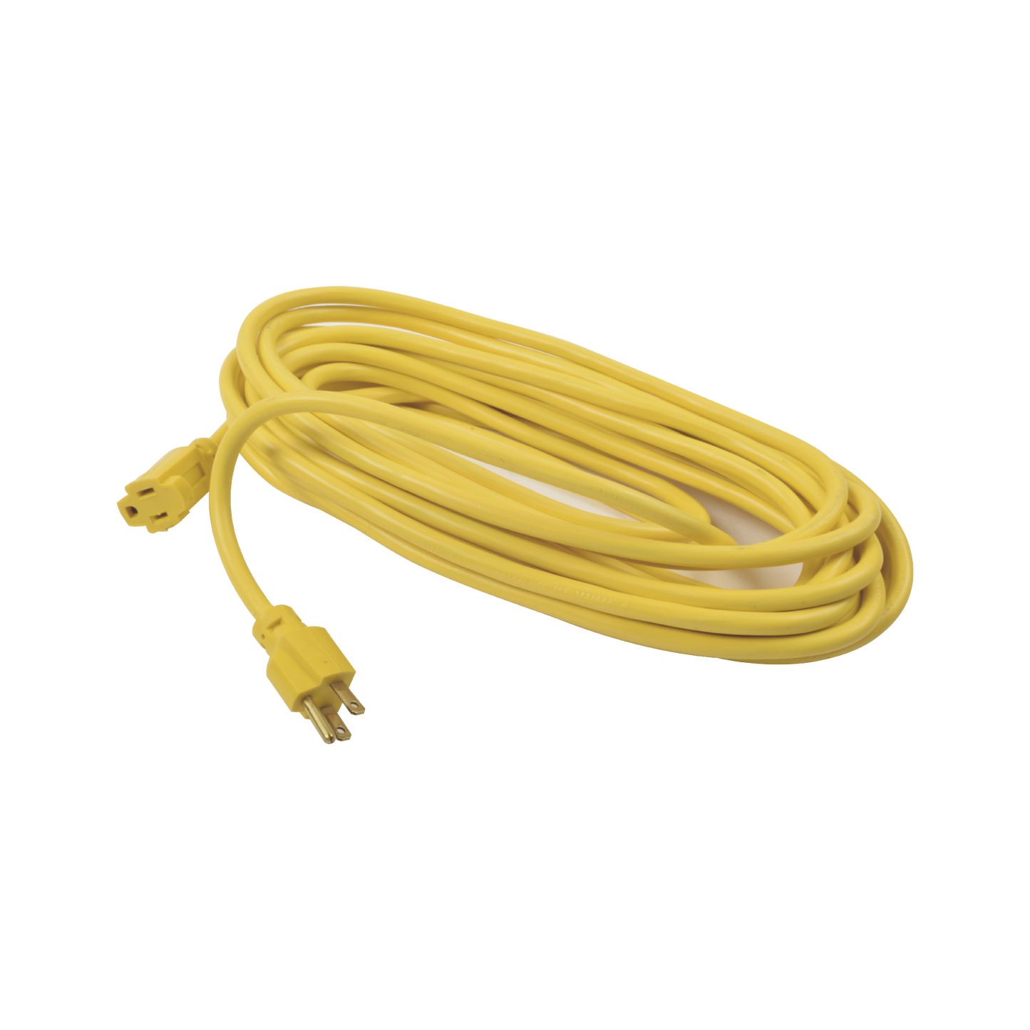 SYS-136173 Extensión eléctrica de uso rudo aterrizada 10 metros / 127 V CA 10 A Máximo / Color Amarillo.