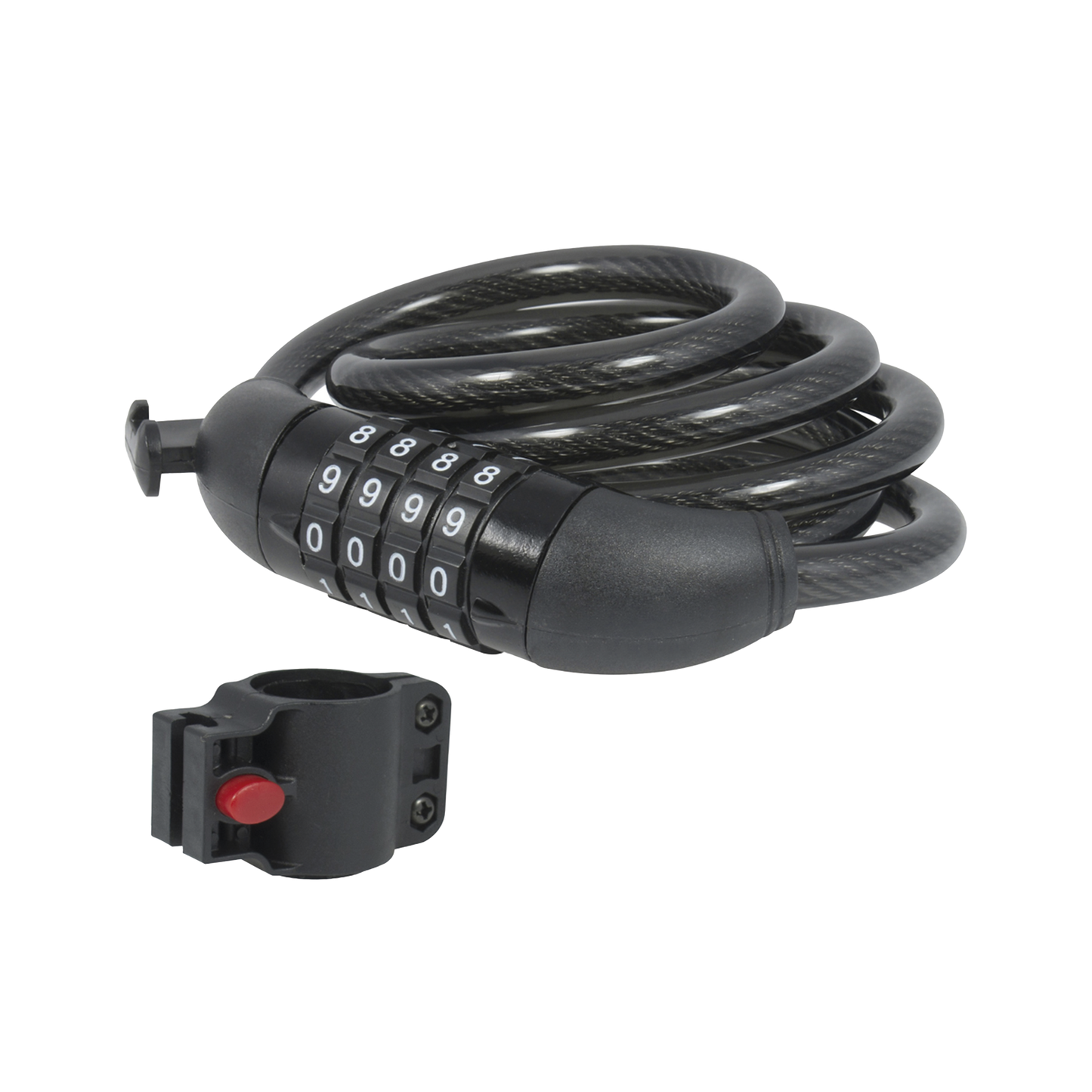 SYS-14CN Candado de Cable de Combinación/ Longitud 100 cm / Nivel de seguridad 3/ Discos Programables.