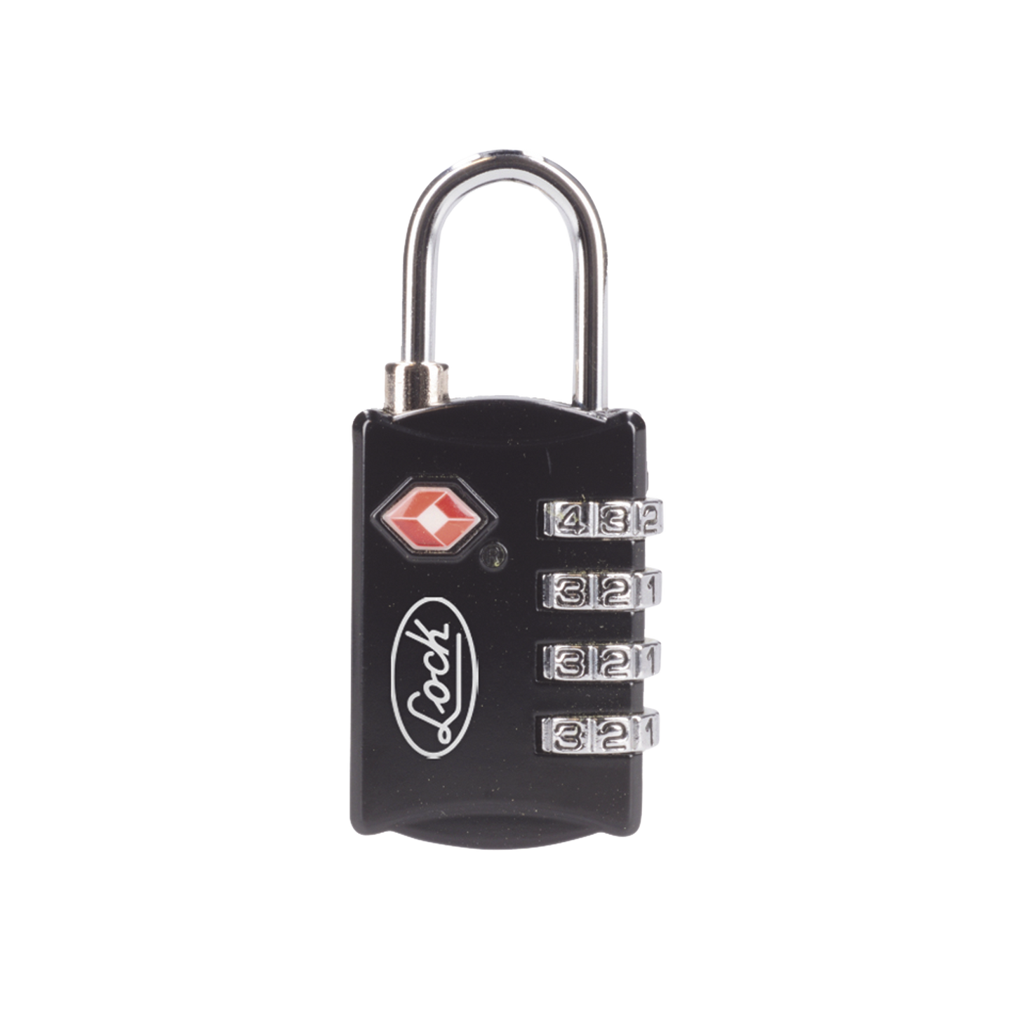 SYS-54CA Candado de Combinación Maletero Negro TSA / Medida 30 mm/ / Nivel de seguridad 3 / Discos Programables.