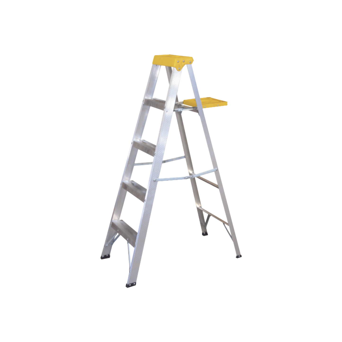 SYS-ET5 - Escalera de Aluminio Tipo Tijera, 5 Peldaños de 1.83 metros.