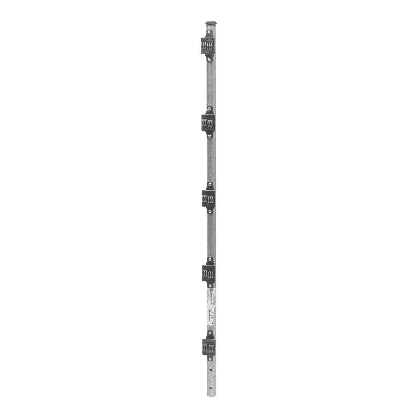 SYS-POST-3-R2 - Poste de Paso de 1m para Cerca Electrificada de Tubo Galvanizado cal. 18 de 1"Diam. con 5 Aisladores Instalados.