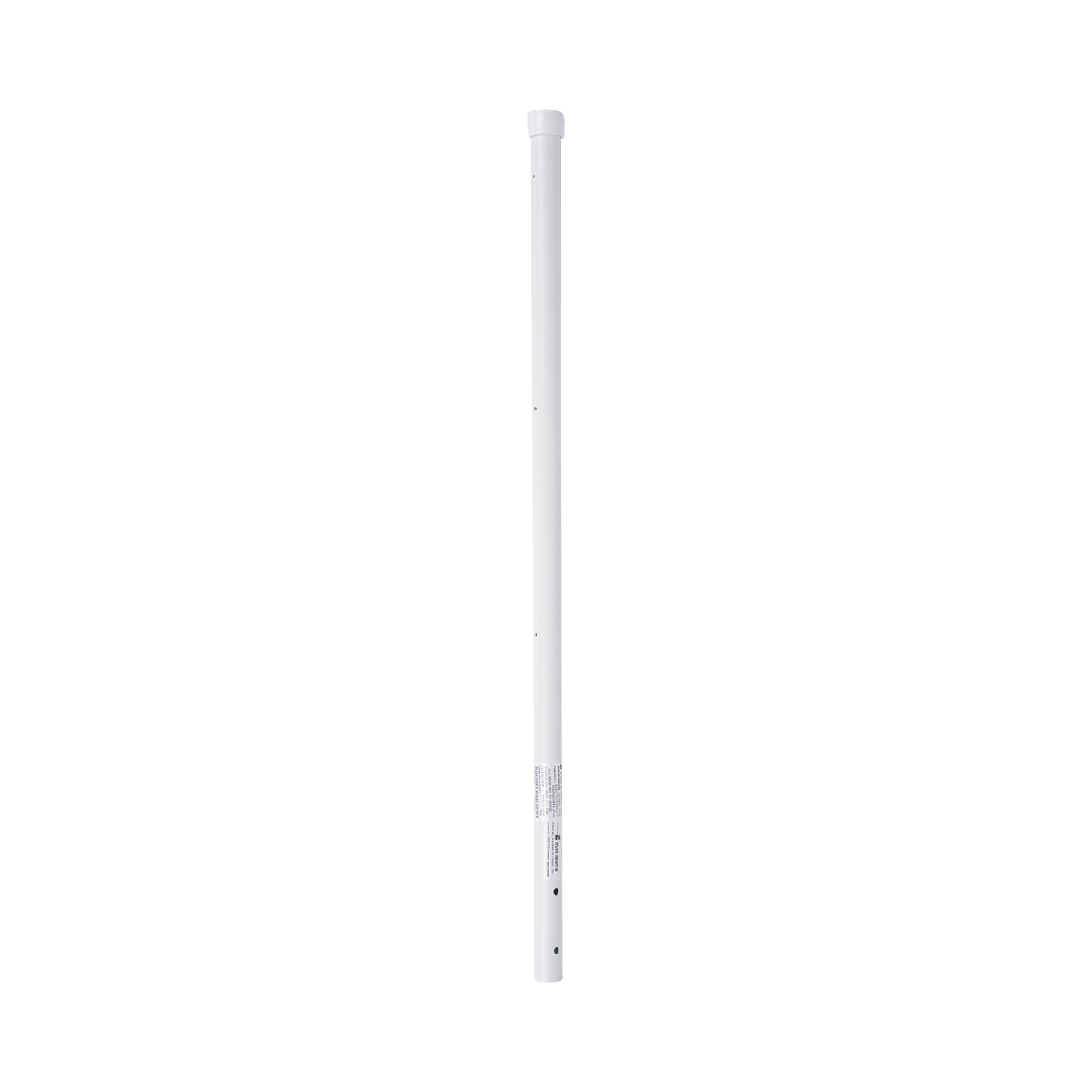 SYS-POST-ESQ-3W Poste de Esquina de 0.8m para Cerca Electrificada. Tubo Galvanizado cal. 18 de 1Diam. con Tapón, ideal para 3 Aisladores.