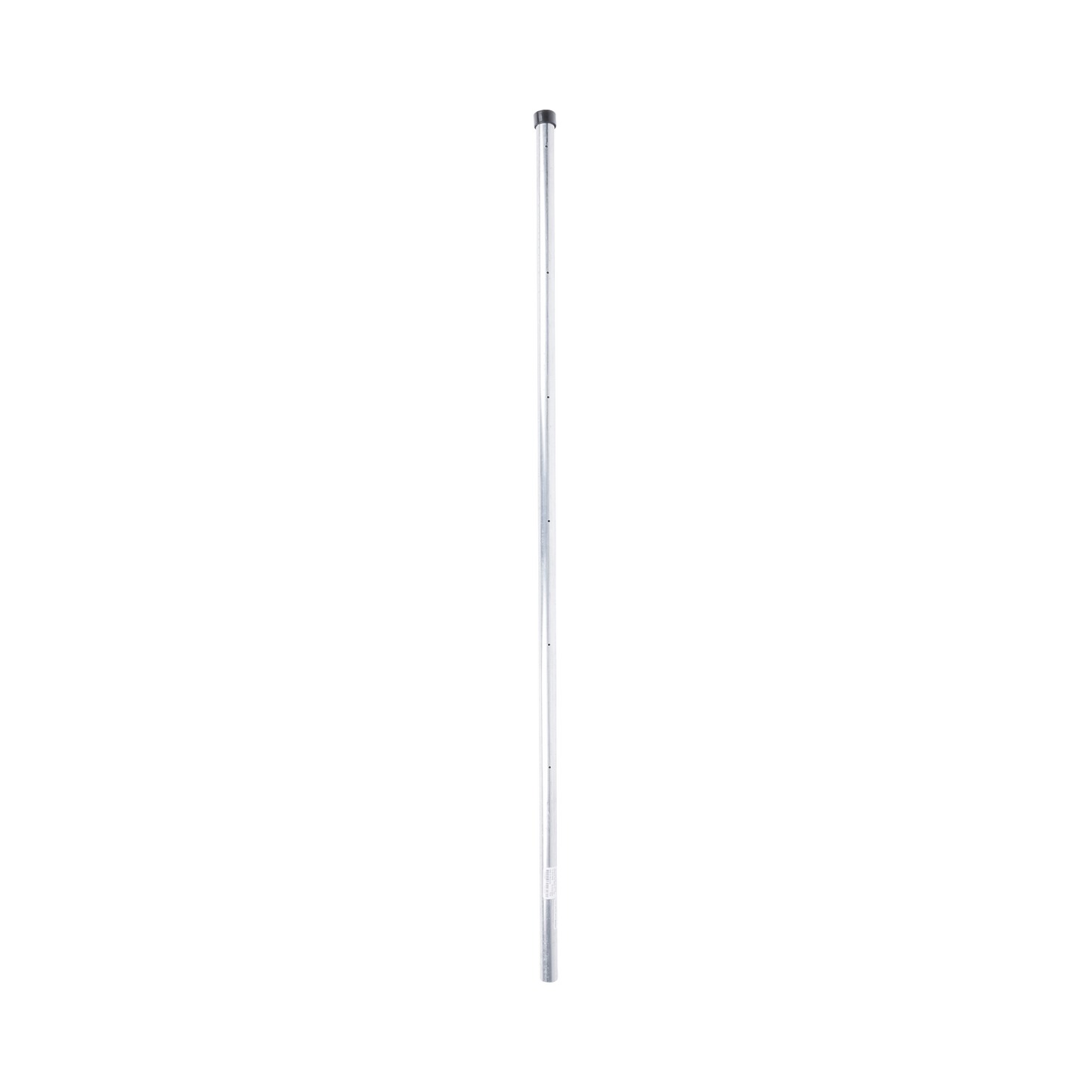 SYS-POST-ESQ-6 - Poste de Esquina para Cerca Electrificada. Tubo Galva. de 1.4m, cal. 18 de 1" Diam. (Sin pintar). Ideal para 6 Aisladores