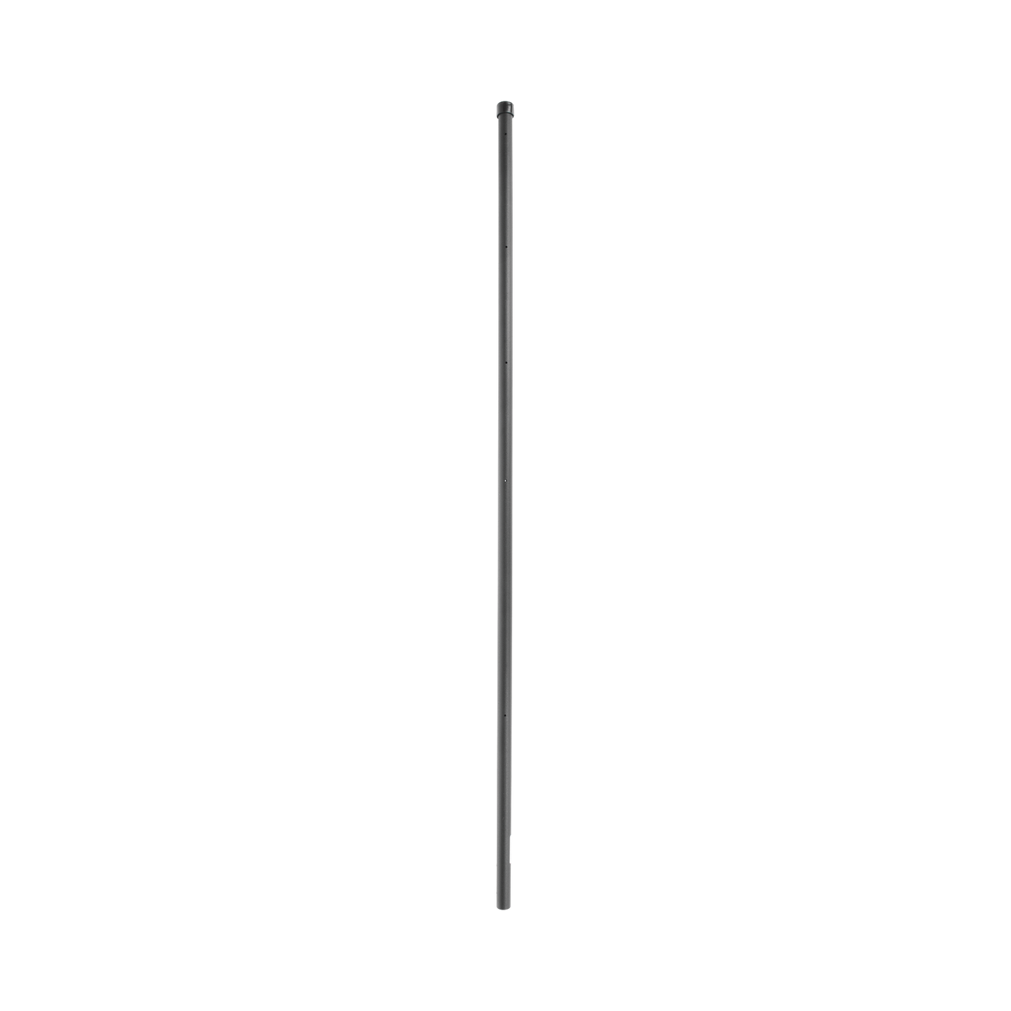 SYS-POST-ESQ-6B - Poste de ESQUINA para Cerca Electrificada. Tubo Galva. de 1.4m, cal. 18 de 1" Diam. + Pintura Negra, ideal para 6 Aisladores