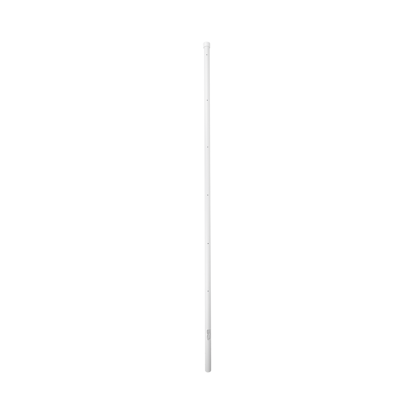 SYS-POST-ESQ-6W Poste de Esquina para Cerca Electrificada. Tubo Galva. de 1.4 m, cal. 18 de 1 Diam. + Pintura Blanca. Ideal para 6 Aisladores