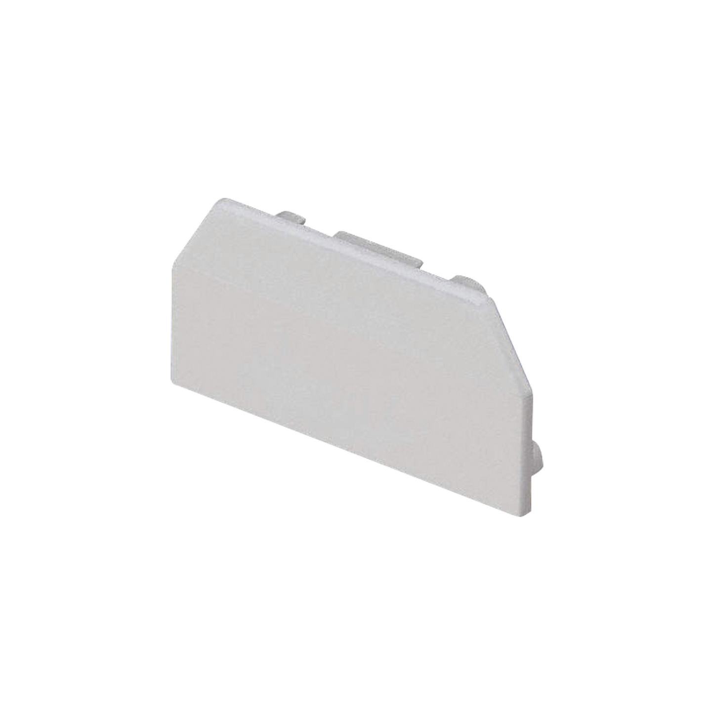 T45ECIW - Tapa Final, para uso con canaleta T45, Material PVC Rígido, Color Blanco Mate