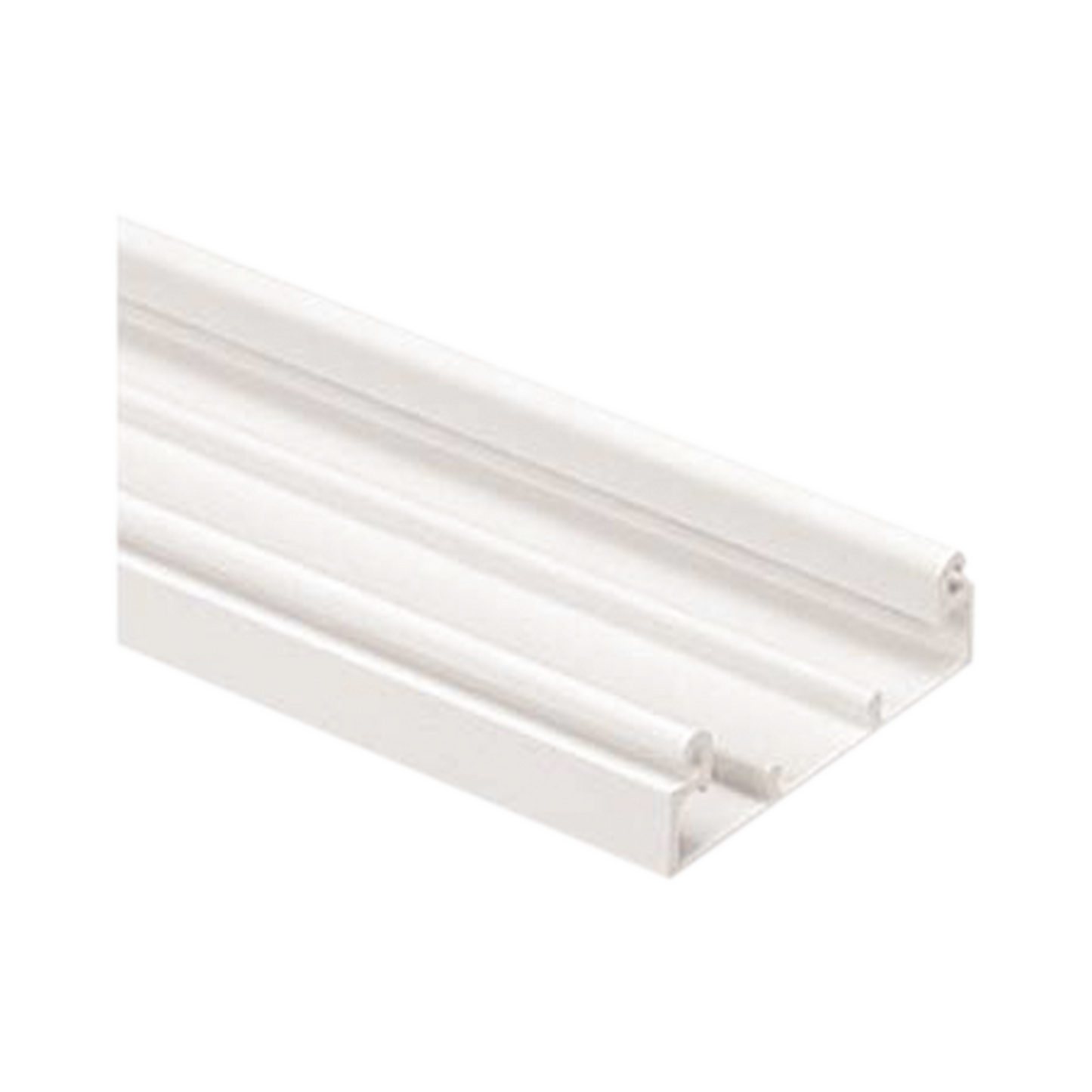 T70BWH6 - Base para canaleta T-70, de PVC rígido, con orificios perforados para montaje, 103.3 x 44.9 x 1828.8 mm, Color Blanco