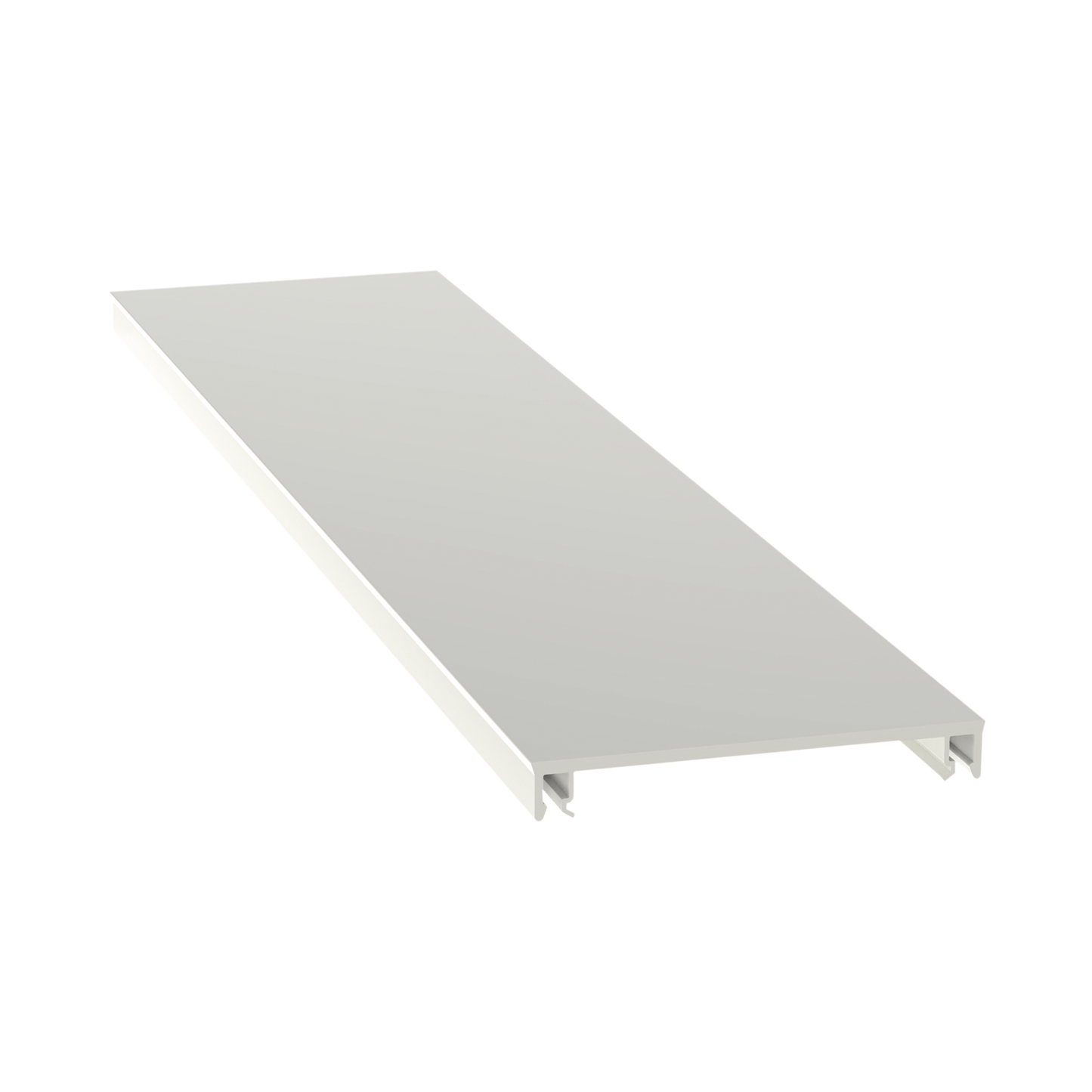 T70CWH6 - Cubierta para canaleta T-70, de PVC rígido, 70.1 x 9.1 x 1828.8 mm, Color Blanco