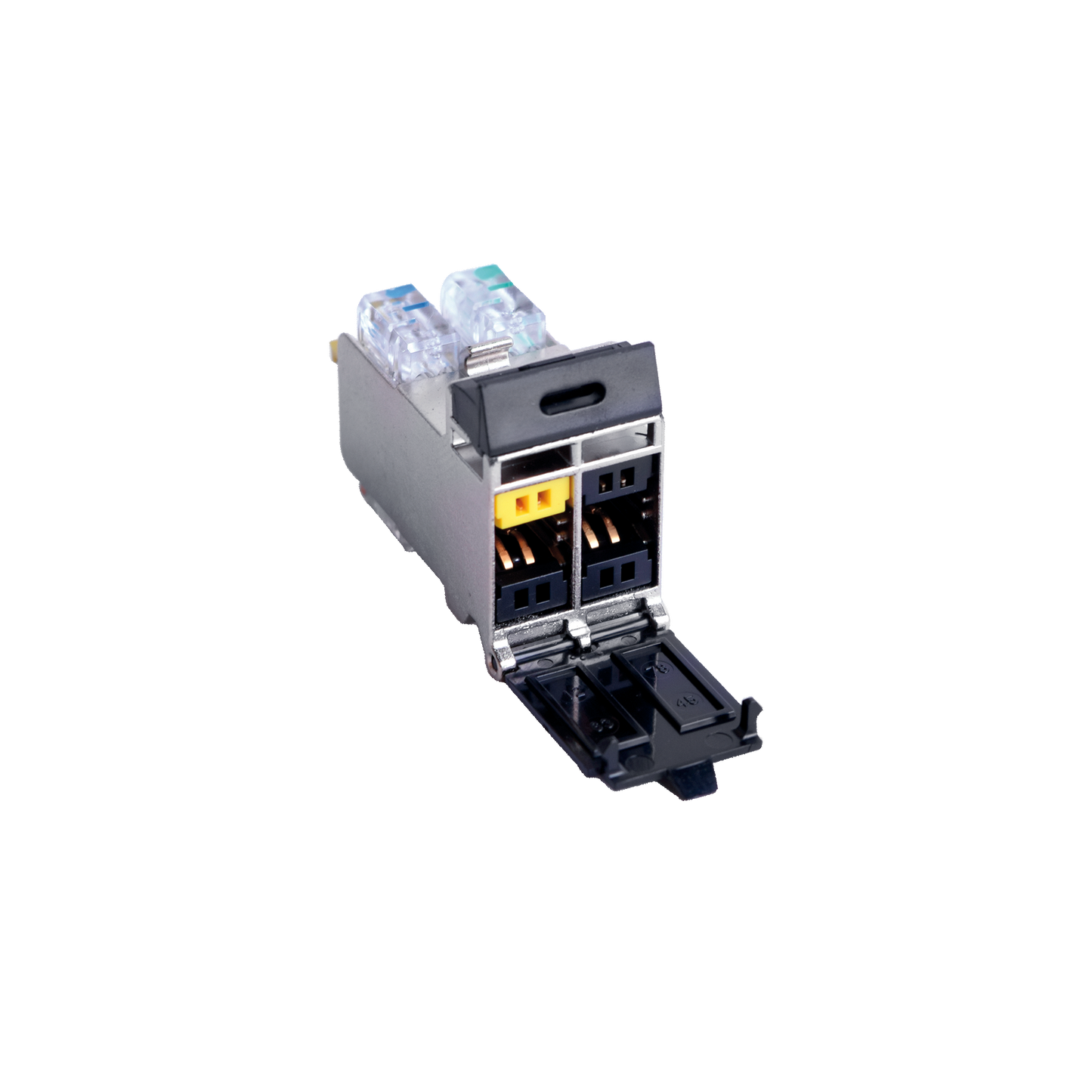 T7F-01-1 - Jack Tera Categor�a 7A, con Puerta Protectora, para Aplicaciones de Servicios Compartidos, Color Negro