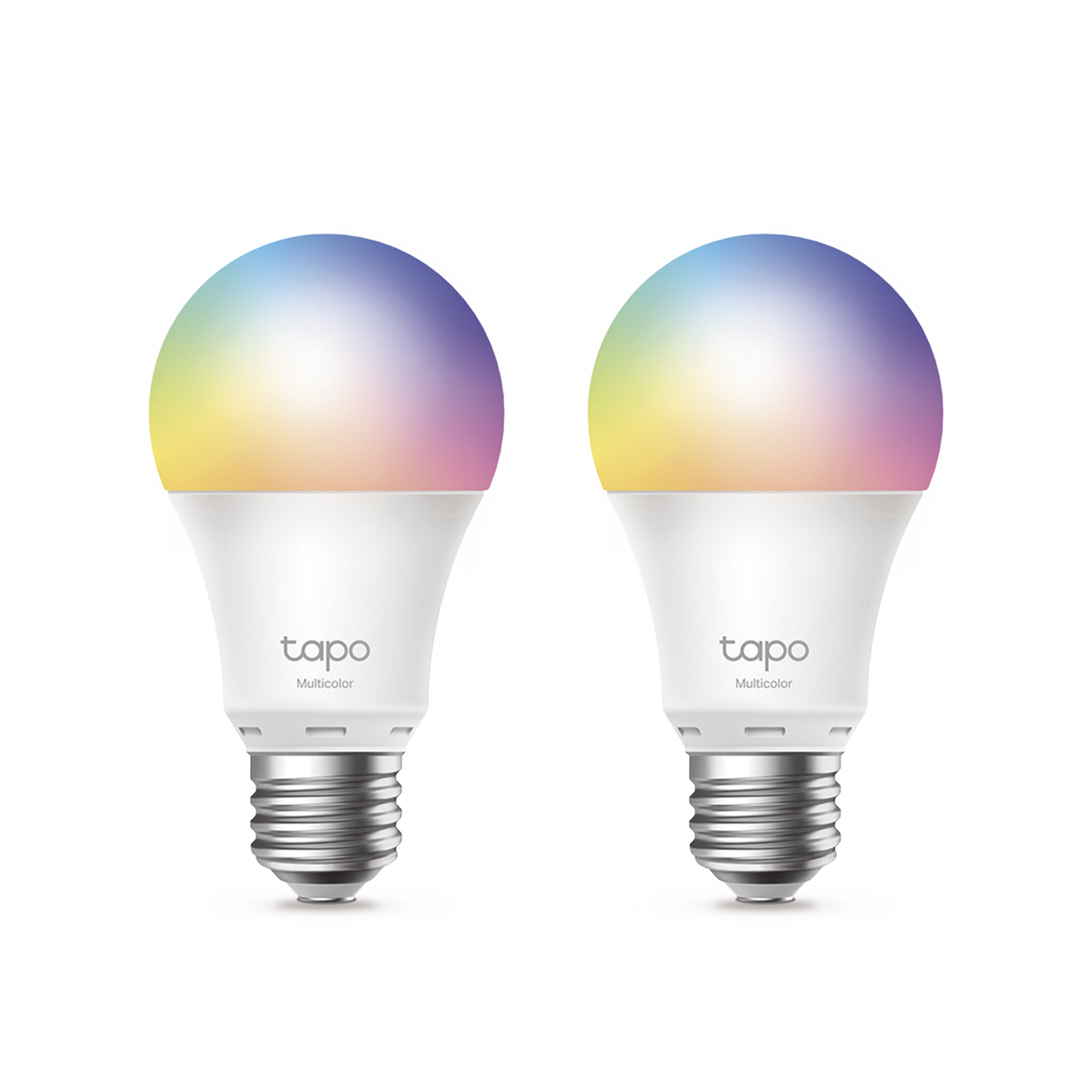 TAPOL530E2PACK - Kit 2 Focos WIFI Multicolor, Intensidad y Color Regulables, Comandos de Voz Mediante Amazon Alexa/Google Assisten