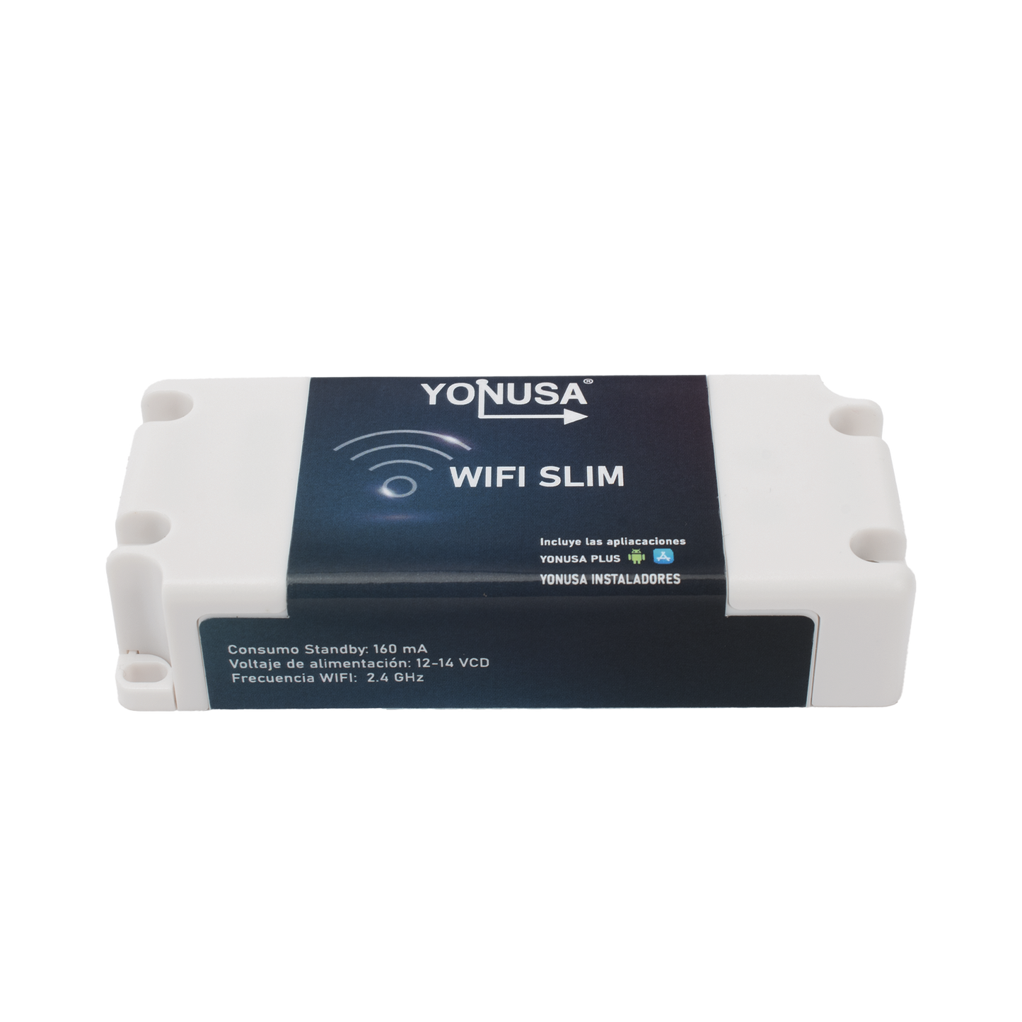 TARJET-WIFI-SLIM - Modulo WIFI SLIM para uso en Energizadores YONUSA / Aplicación sin costo / Botón de Pánico