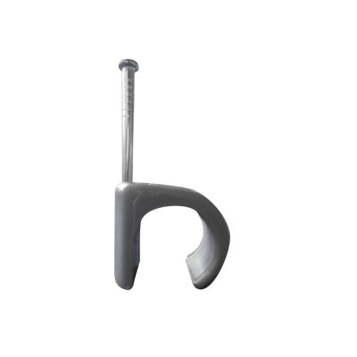 TC-1420 - Grapa para cable redondo de 14mm color gris (100pzs) (3105-00100)