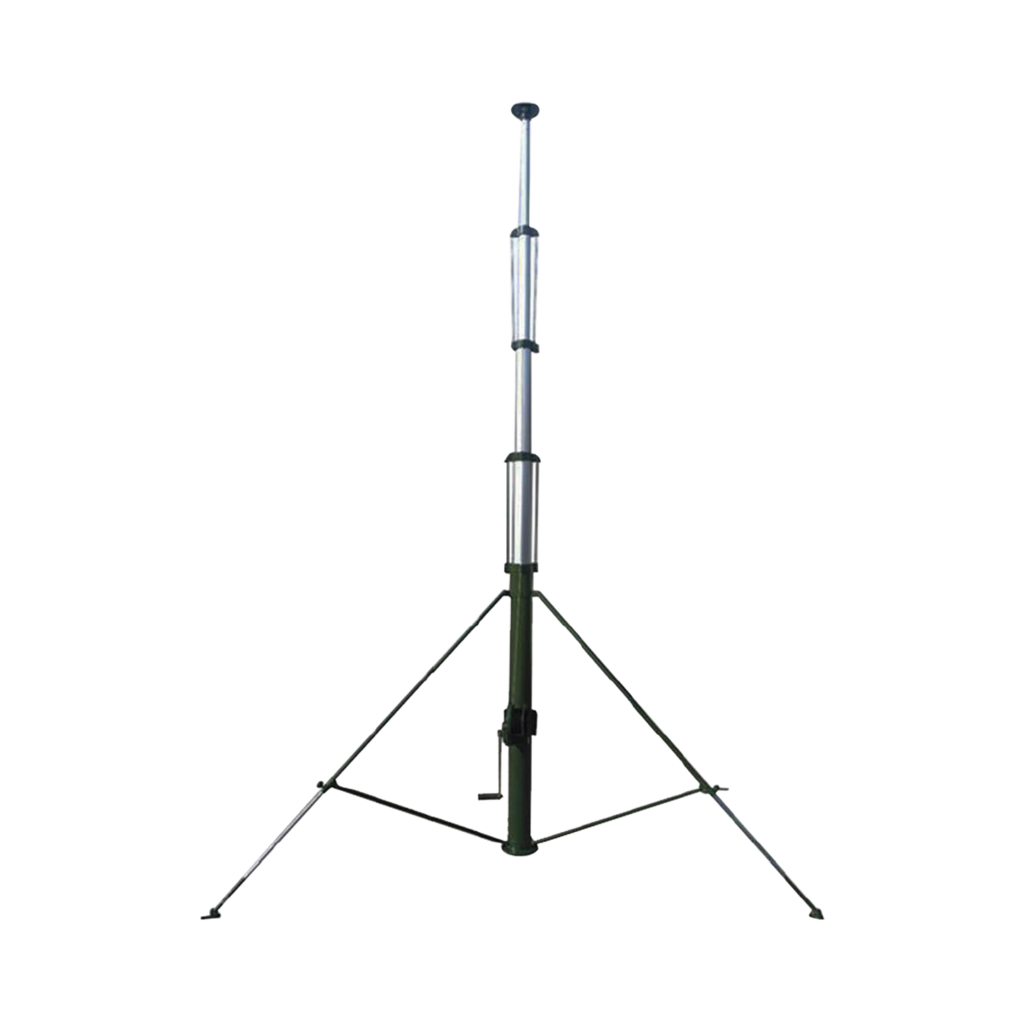 TELEMASTM12 - Mástil Telescópico Retraible Manual de 12 metros con Accesorios. Incluye Tripie.