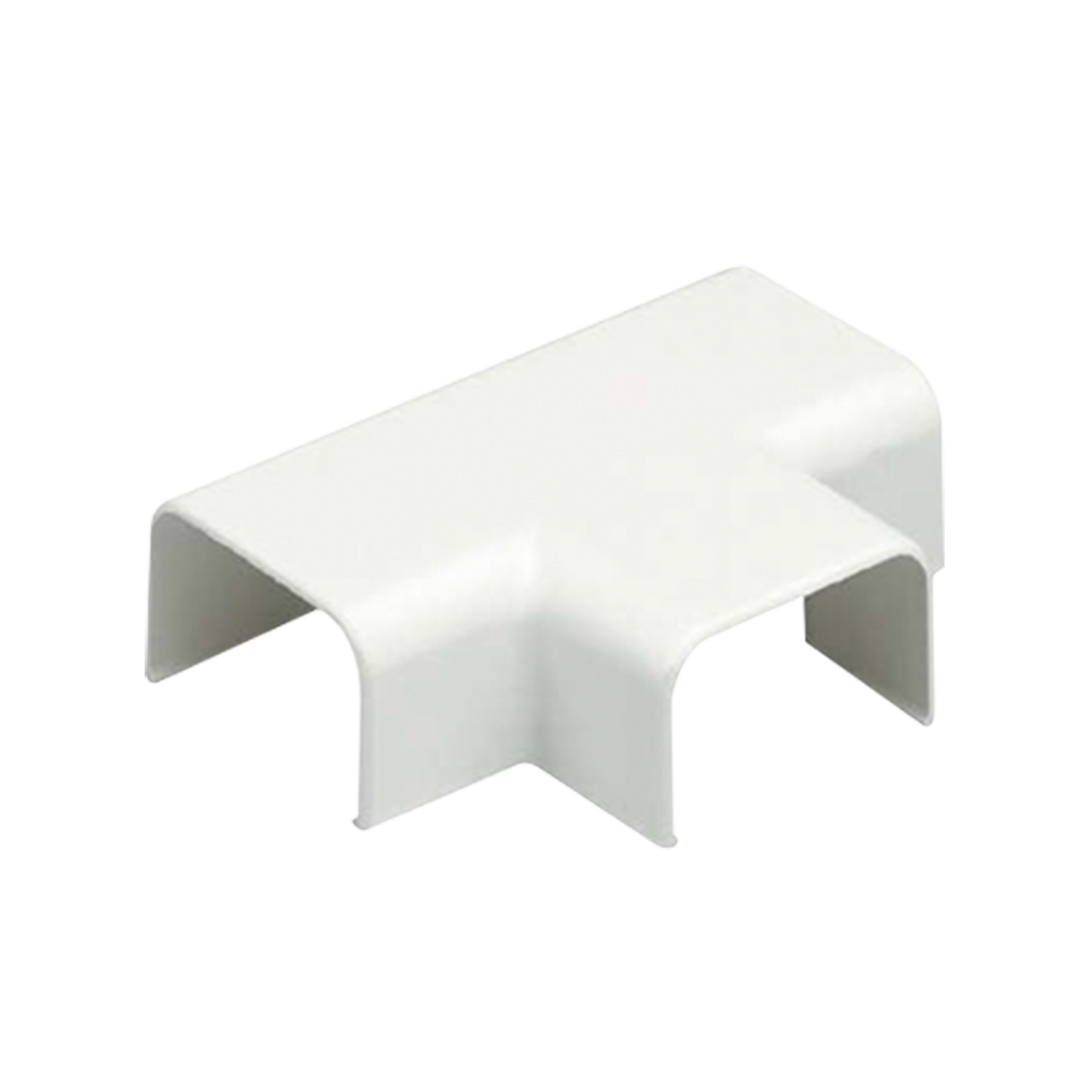 TF10IW-X - Accesorio en "T", para uso con canaleta LD10, material ABS, Color Blanco Mate