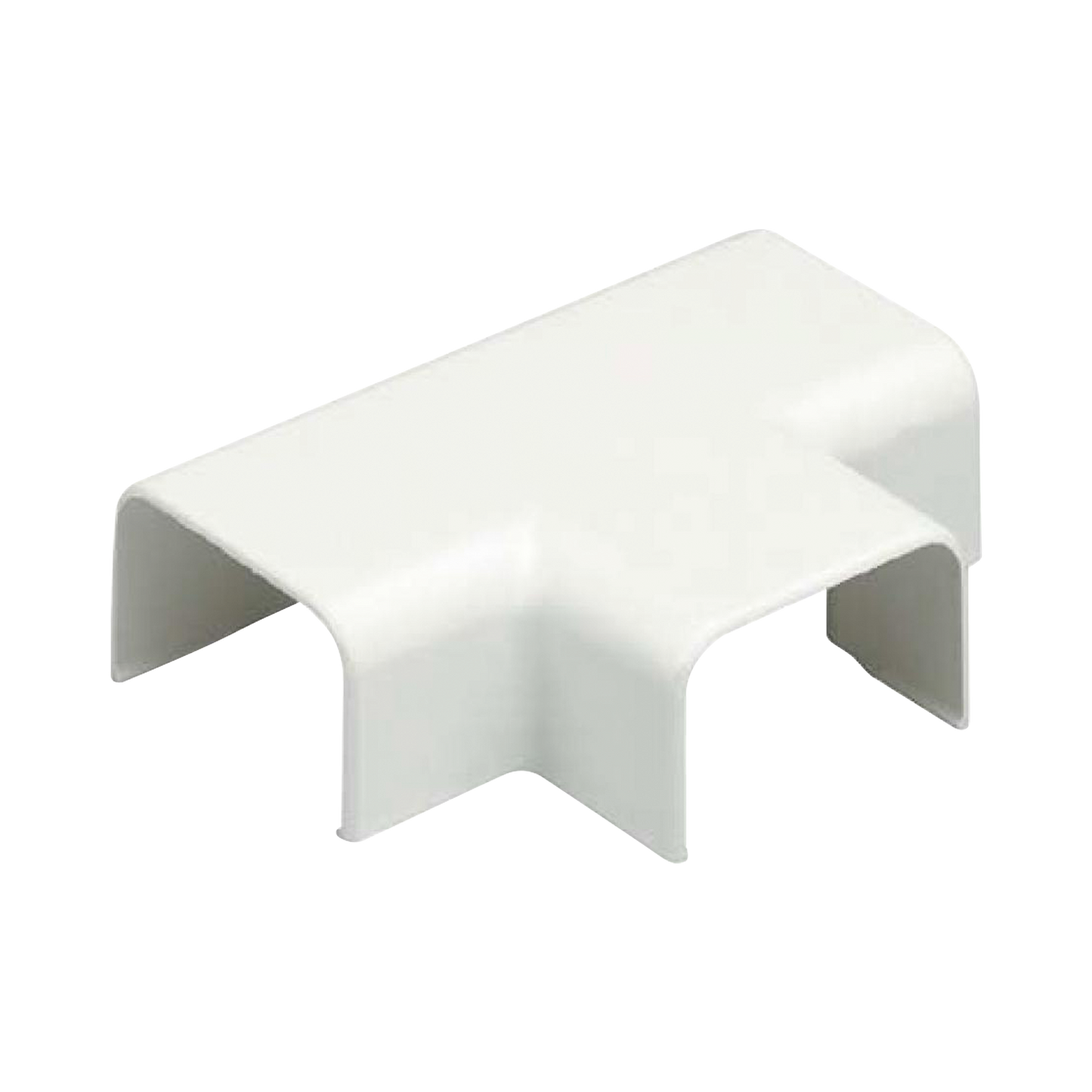 TF3IW-E - Conexión en "T", para uso con canaleta LD3, material ABS, Color Blanco Mate