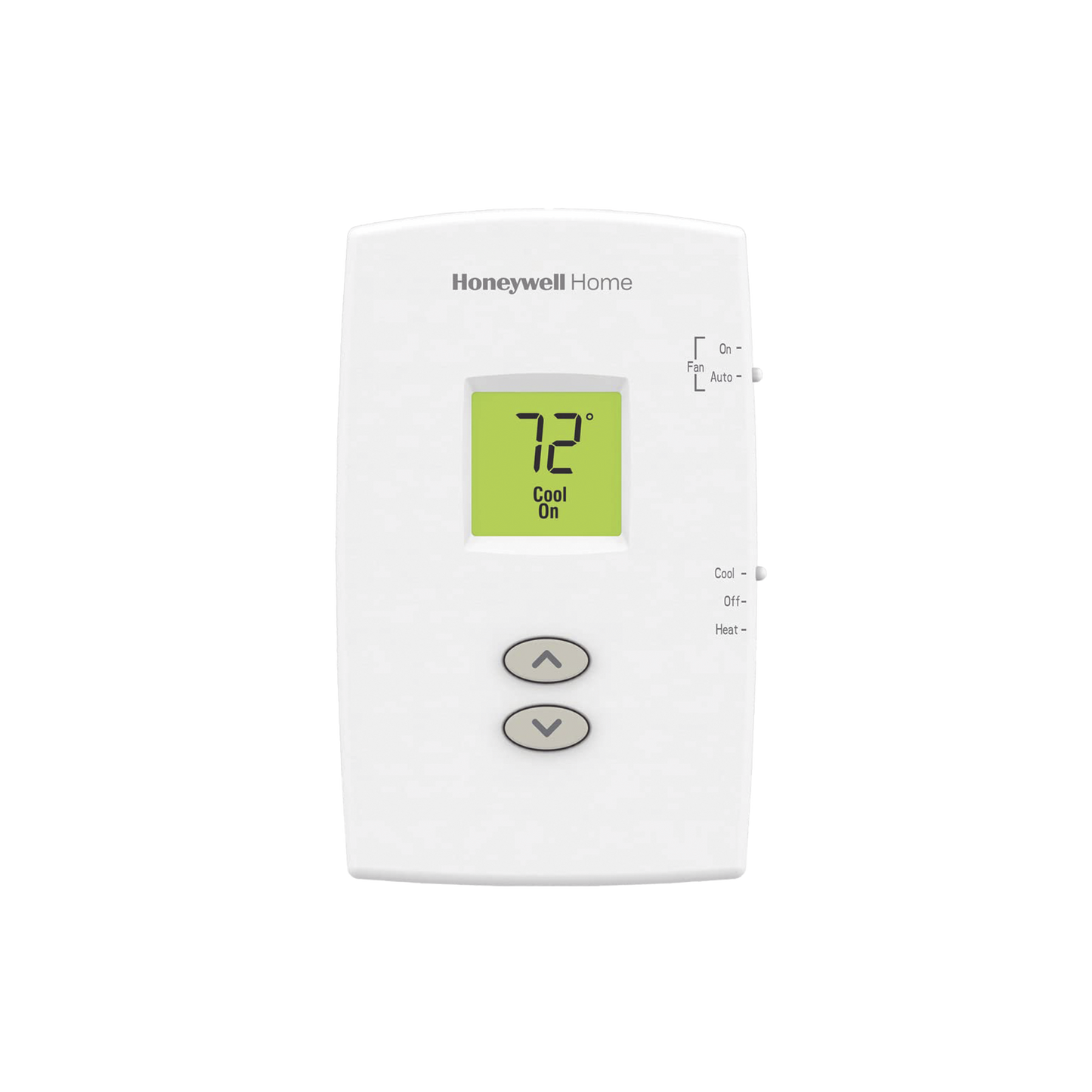 TH1110DV1009/U Termostato para sistemas de una sola etapa calor y frio, no programable vertical PRO 1000