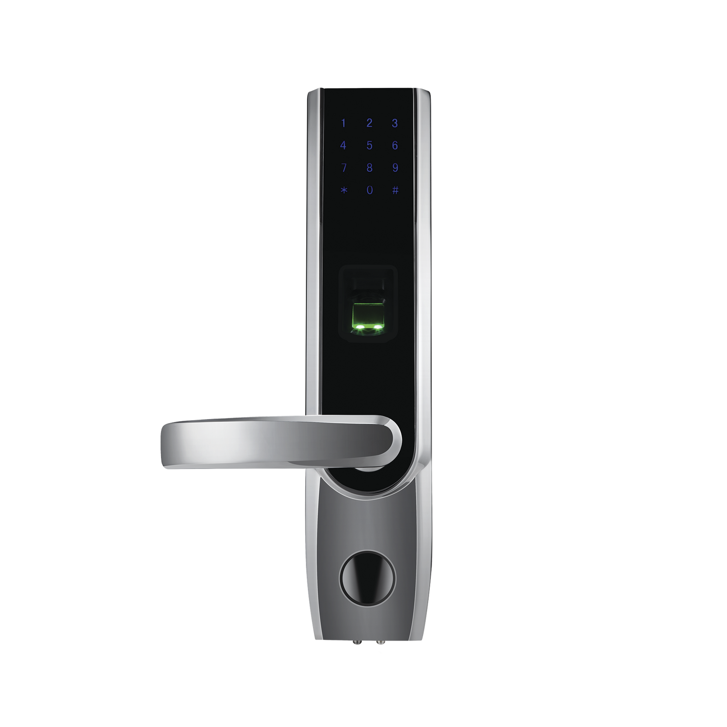 TL400BL Cerradura autónoma izquierda bluetooth de huella digital, tarjeta de proximidad y contraseña / APP ZKSmarKey
